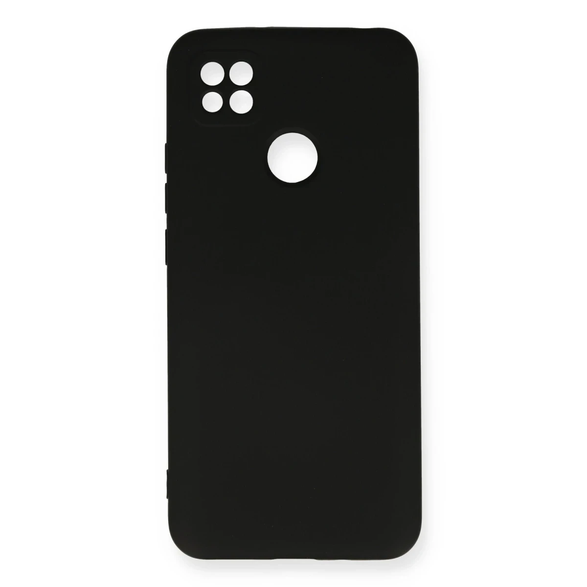 Newface Xiaomi Redmi 9C Kılıf Nano içi Kadife Silikon - Siyah