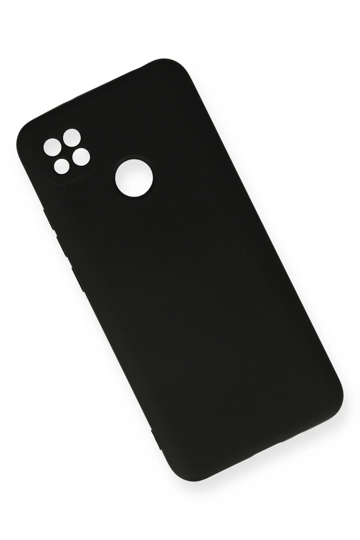 Newface Xiaomi Redmi 9C Kılıf Nano içi Kadife Silikon - Siyah