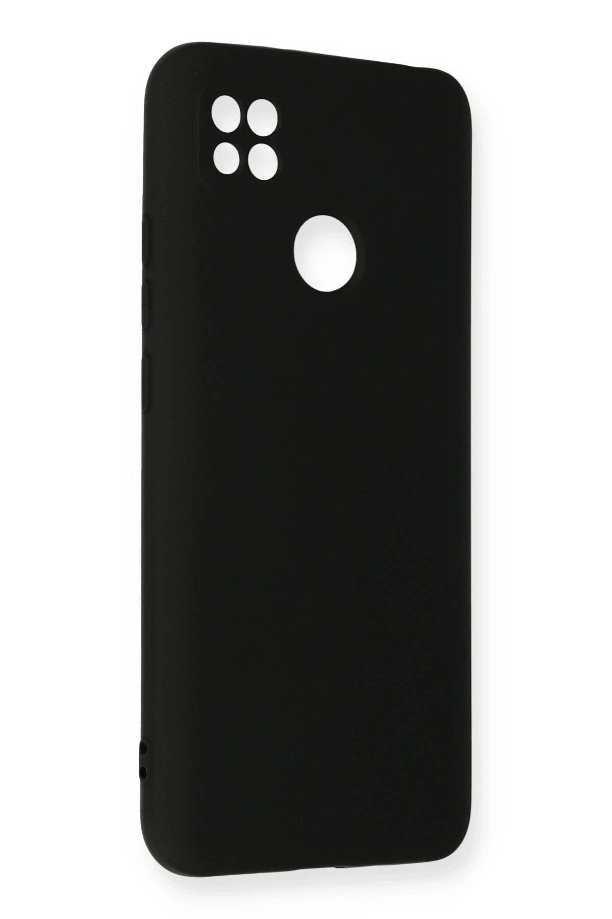 Newface Xiaomi Redmi 9C Kılıf Nano içi Kadife Silikon - Siyah