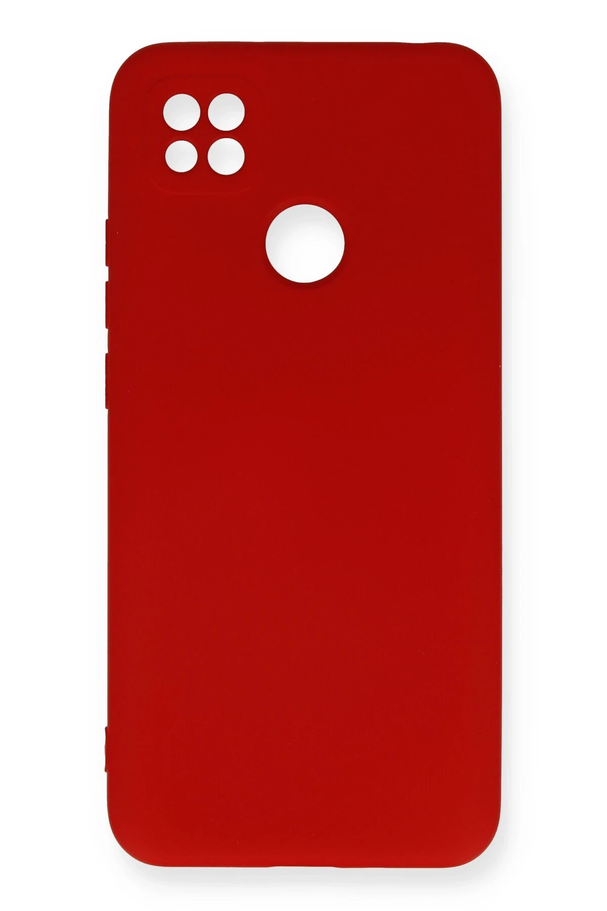 Newface Xiaomi Redmi 9C Kılıf Nano içi Kadife Silikon - Kırmızı