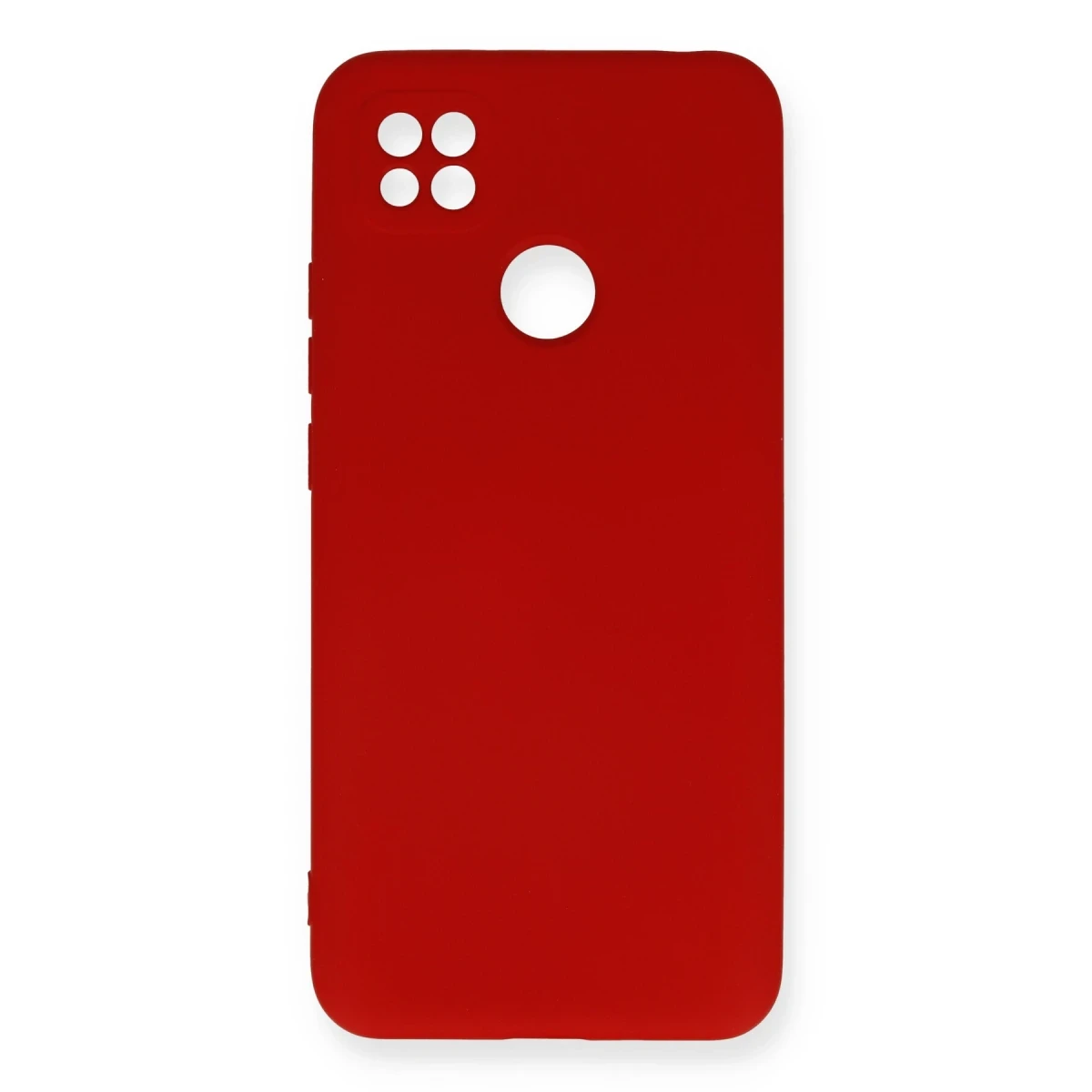 Newface Xiaomi Redmi 9C Kılıf Nano içi Kadife Silikon - Kırmızı