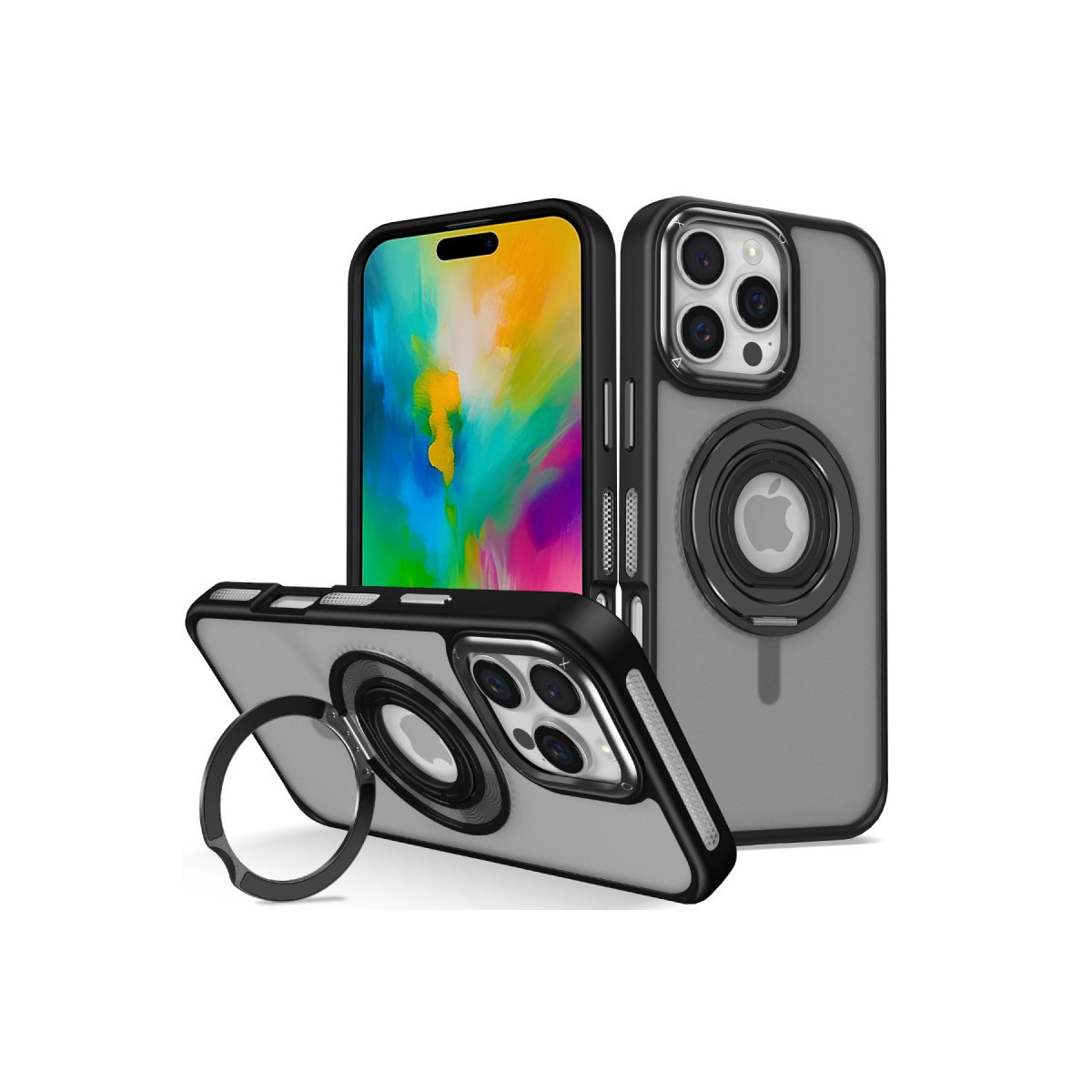 Joko Apple iPhone 16 Pro Banza Magsafe Standlı Kapak - Siyah — görsel 5