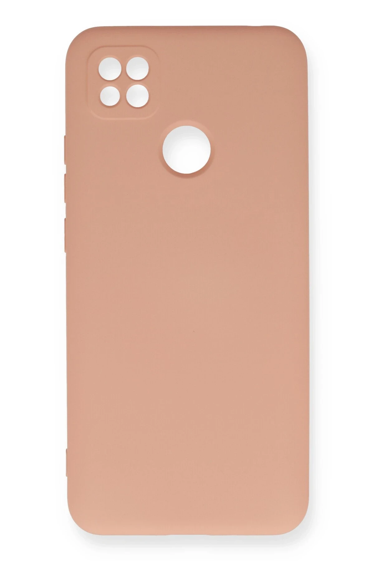 Newface Xiaomi Redmi 9C Kılıf Nano içi Kadife Silikon - Pudra