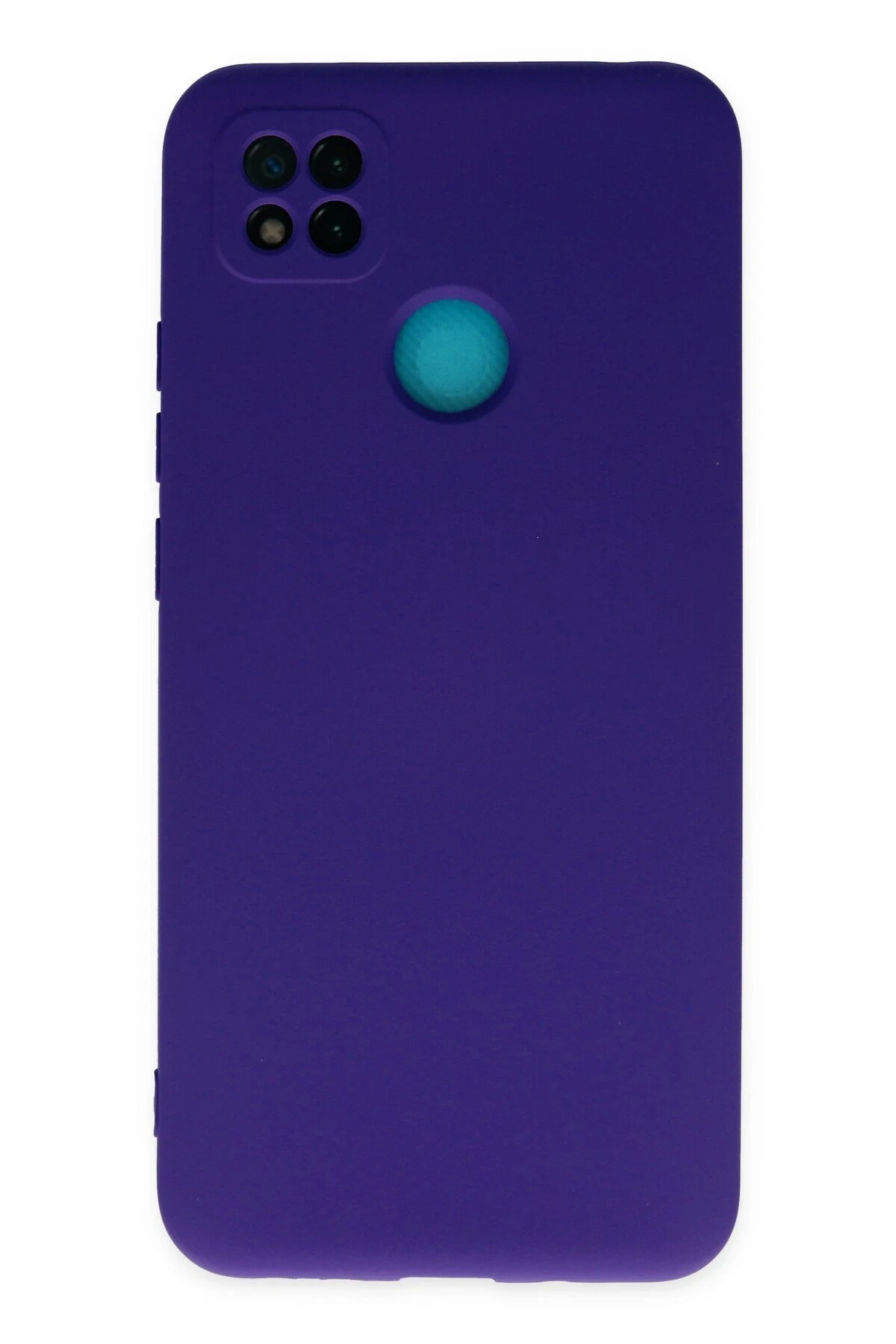 Newface Xiaomi Redmi 9C Kılıf Nano içi Kadife Silikon - Mor
