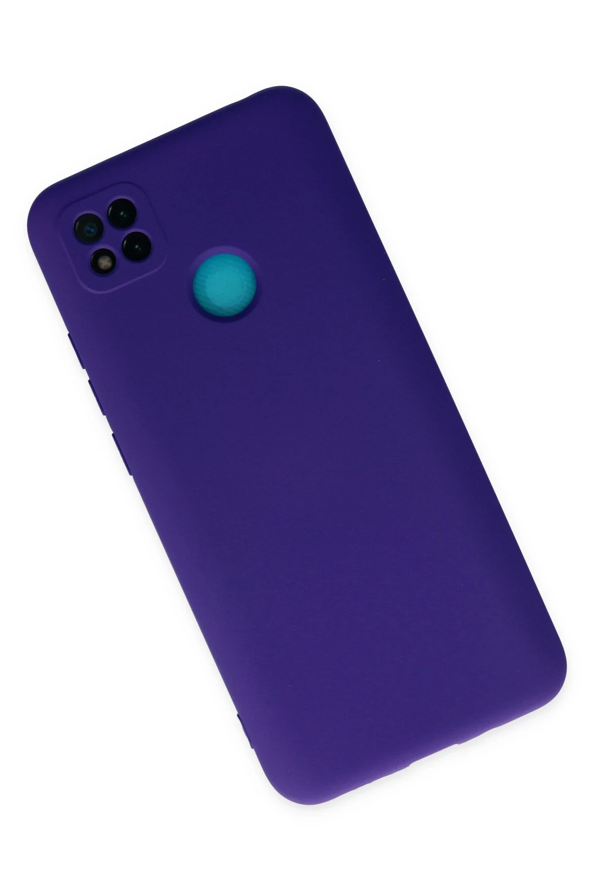 Newface Xiaomi Redmi 9C Kılıf Nano içi Kadife Silikon - Mor