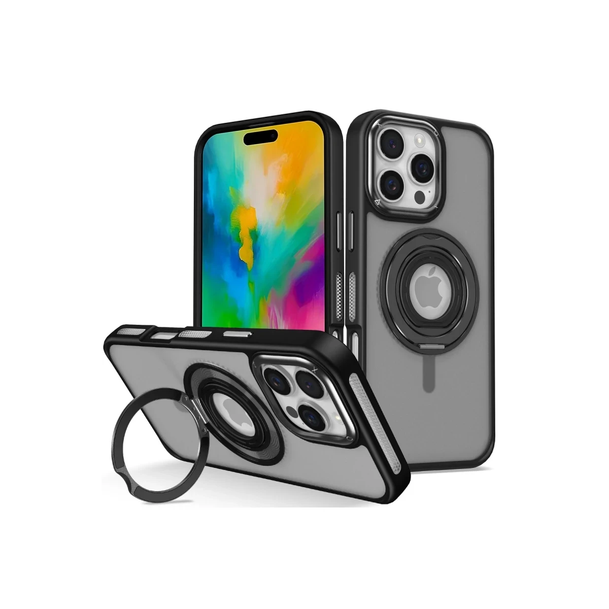 Joko Apple iPhone 16 Pro Max Banza Magsafe Standlı Kapak - Siyah — görsel 3