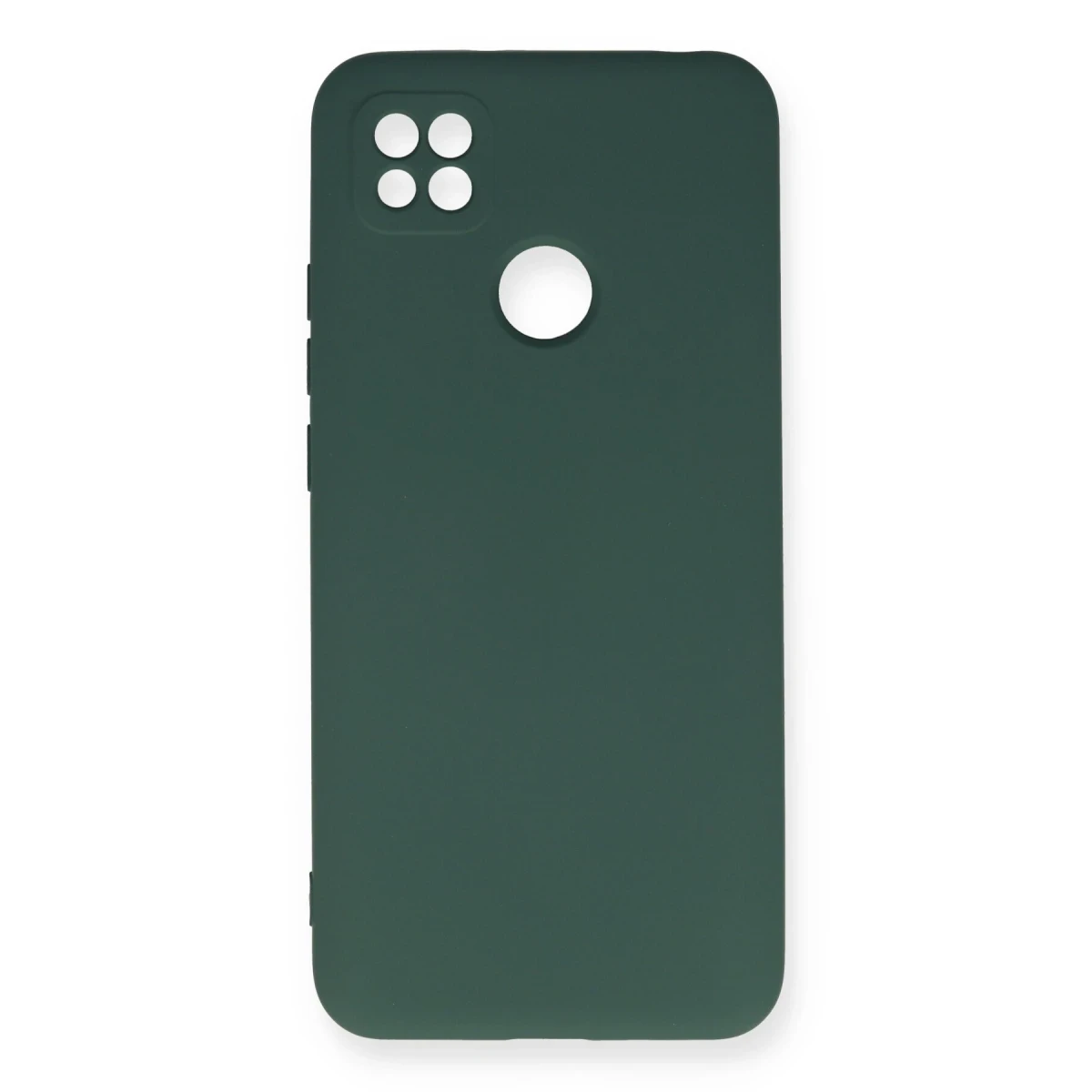 Newface Xiaomi Redmi 9C Kılıf Nano içi Kadife Silikon - Koyu Yeşil