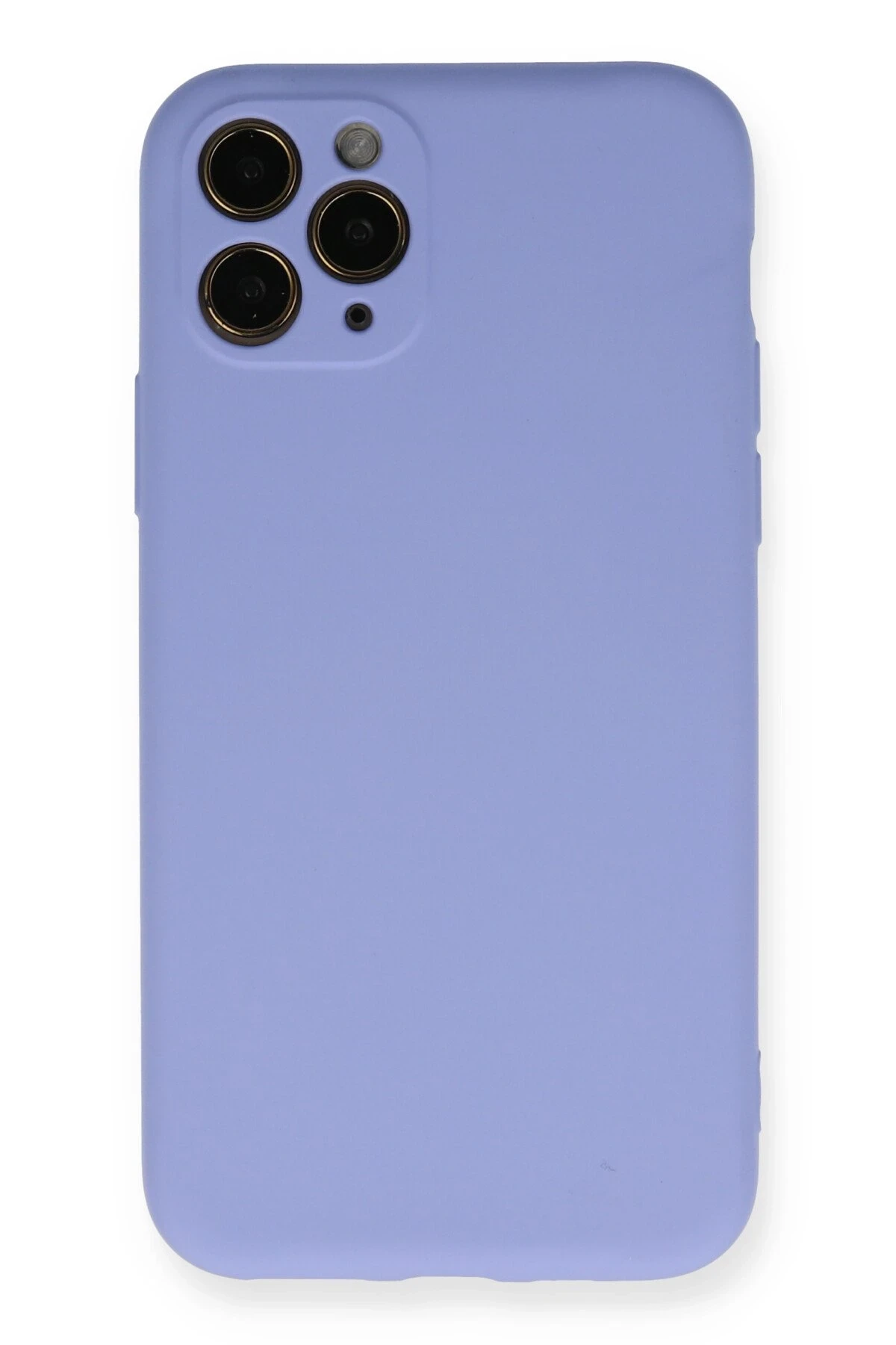 Newface iPhone 11 Pro Kılıf Nano içi Kadife Silikon- Lila