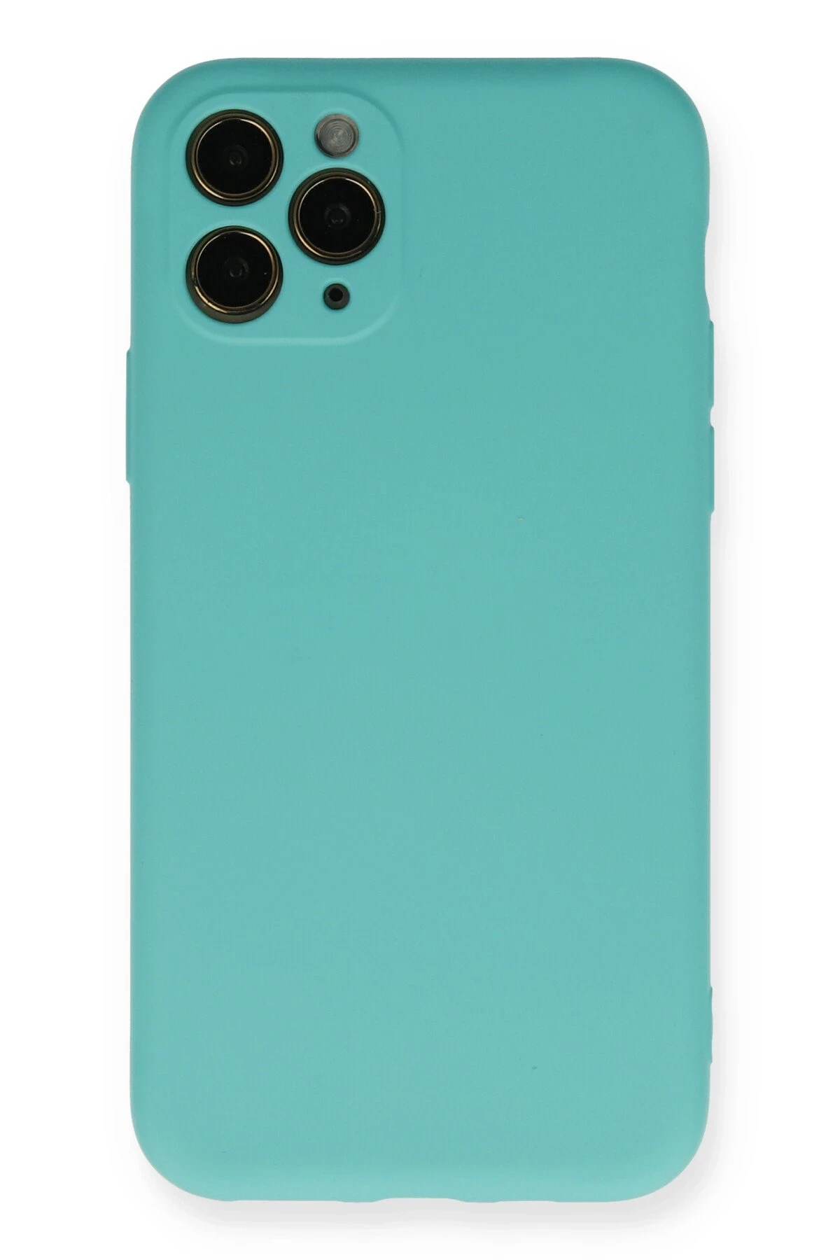 Newface iPhone 11 Pro Kılıf Nano içi Kadife Silikon - Turkuaz