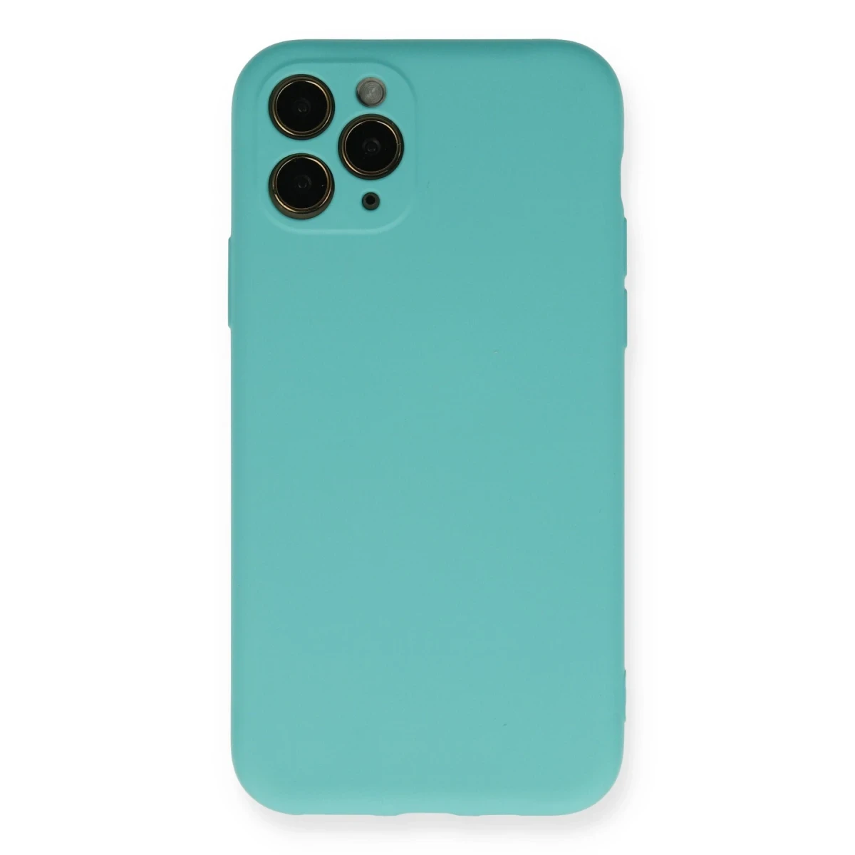 Newface Apple iPhone 11 Pro Kılıf Nano içi Kadife Silikon - Turkuaz