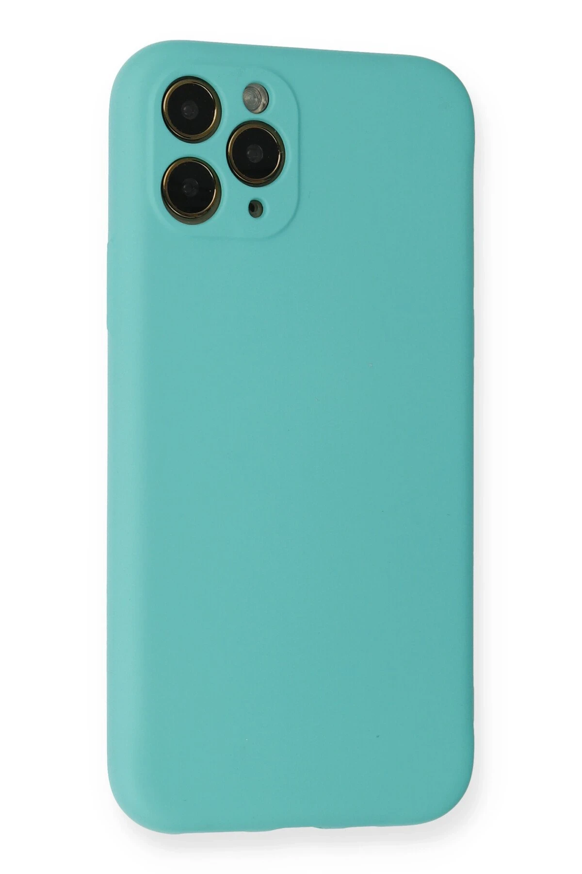 Newface iPhone 11 Pro Kılıf Nano içi Kadife Silikon - Turkuaz