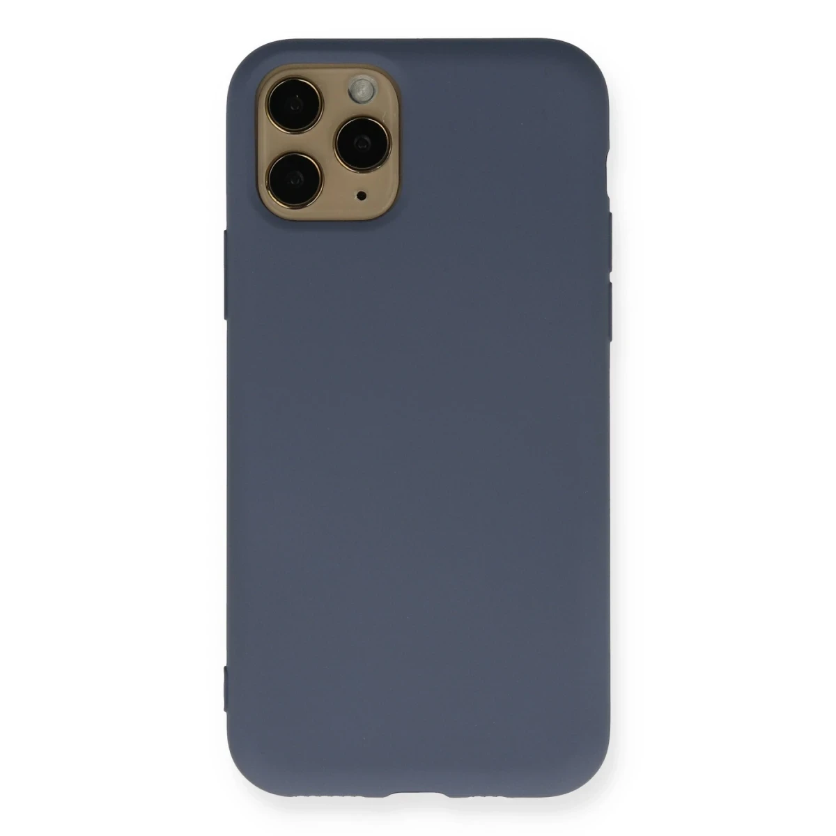 Newface Apple iPhone 11 Pro Kılıf Nano içi Kadife Silikon - Gri