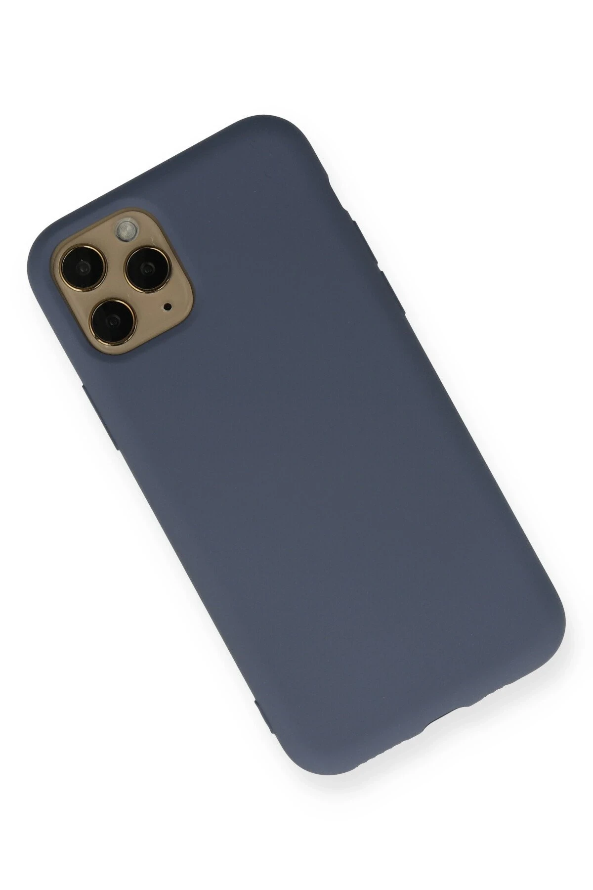 Newface iPhone 11 Pro Kılıf Nano içi Kadife Silikon - Gri
