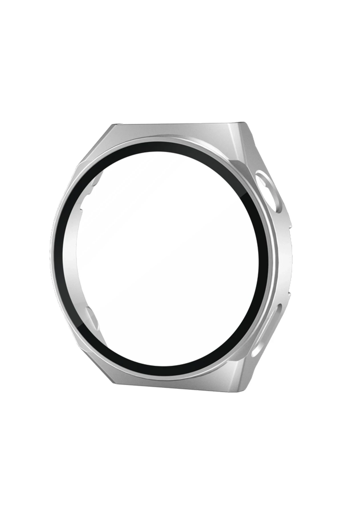 Newface Huawei Watch GT2 46mm Dota Camlı Kasa Ekran Koruyucu - Gümüş