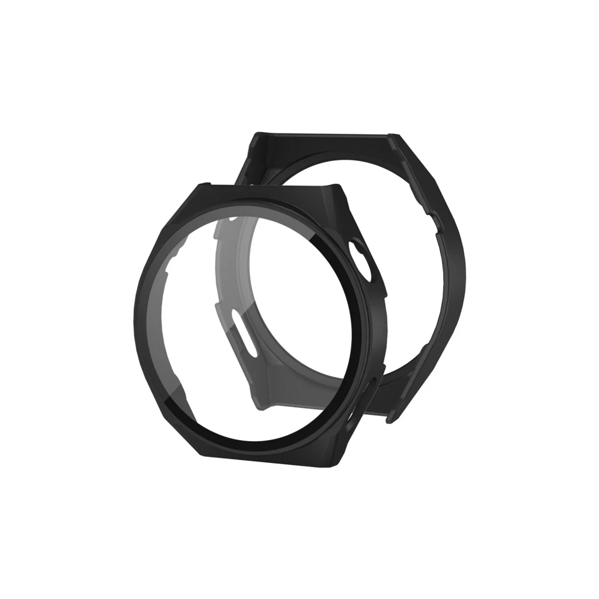 Huawei Watch GT2 Pro 46mm Dota Camlı Kasa Ekran Koruyucu - Siyah