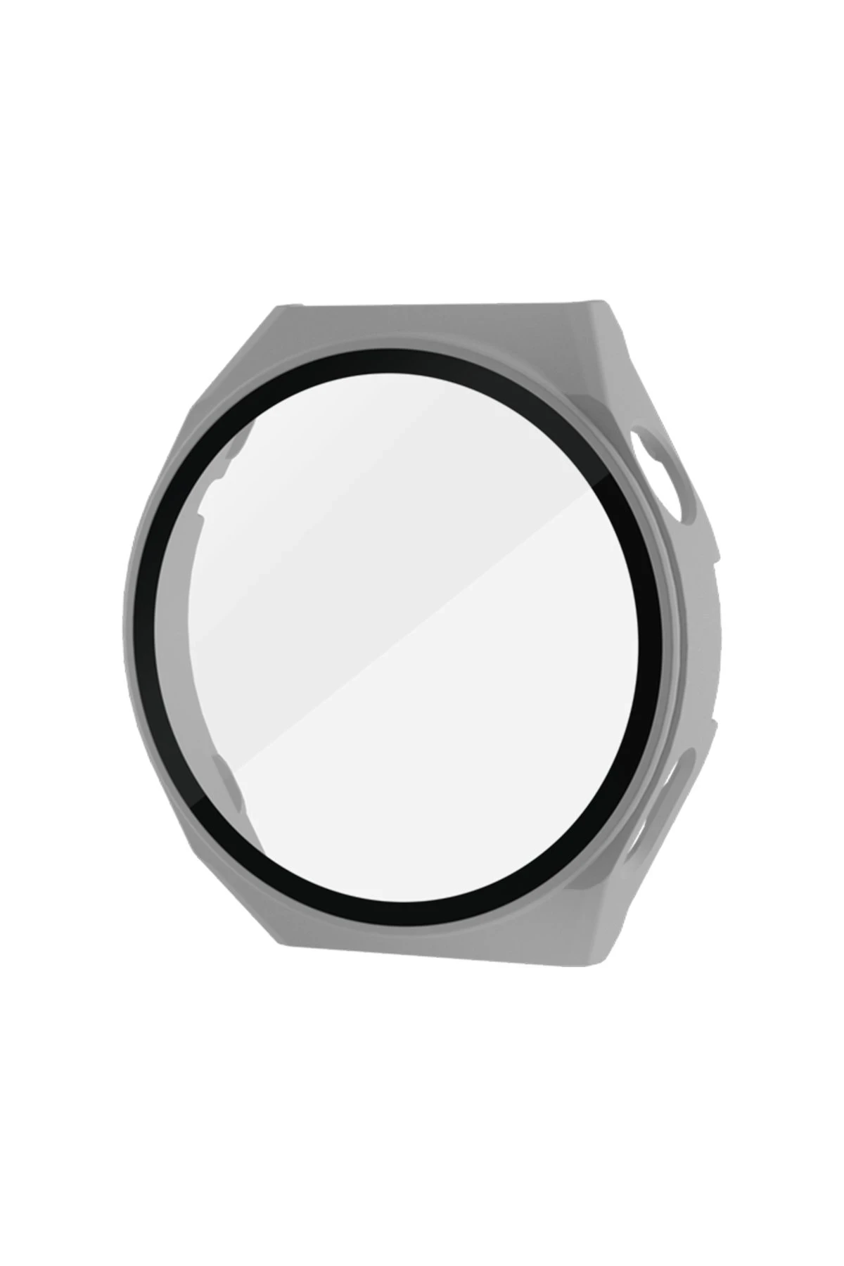 Newface Huawei Watch GT2 Pro 46mm Dota Camlı Kasa Ekran Koruyucu - Gri
