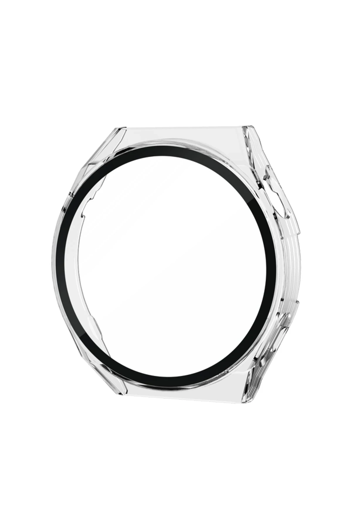 Newface Huawei Watch GT3 46mm Dota Camlı Kasa Ekran Koruyucu - Şeffaf