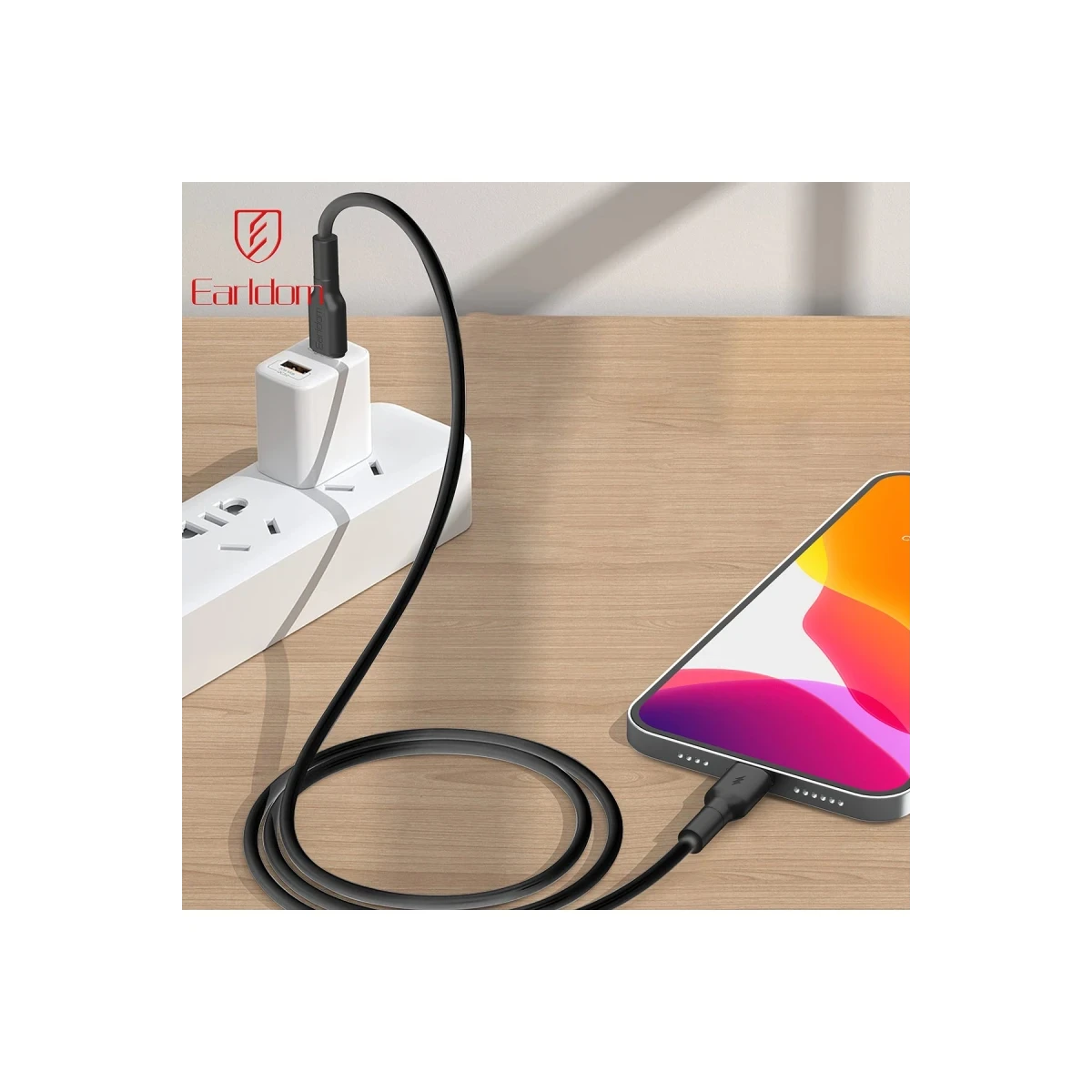 Earldom EC-198CL 1M 30W Type-C to Lightning PD Hızlı Şarj Kablosu - Beyaz