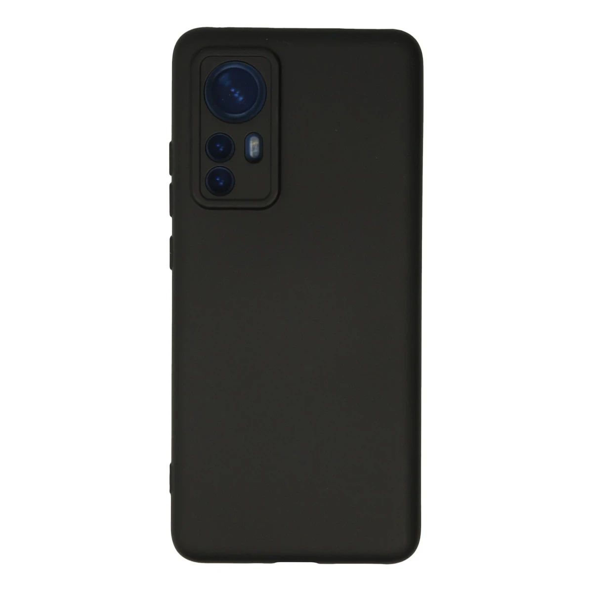 Newface Xiaomi Mi 12 Kılıf Nano içi Kadife Silikon - Siyah
