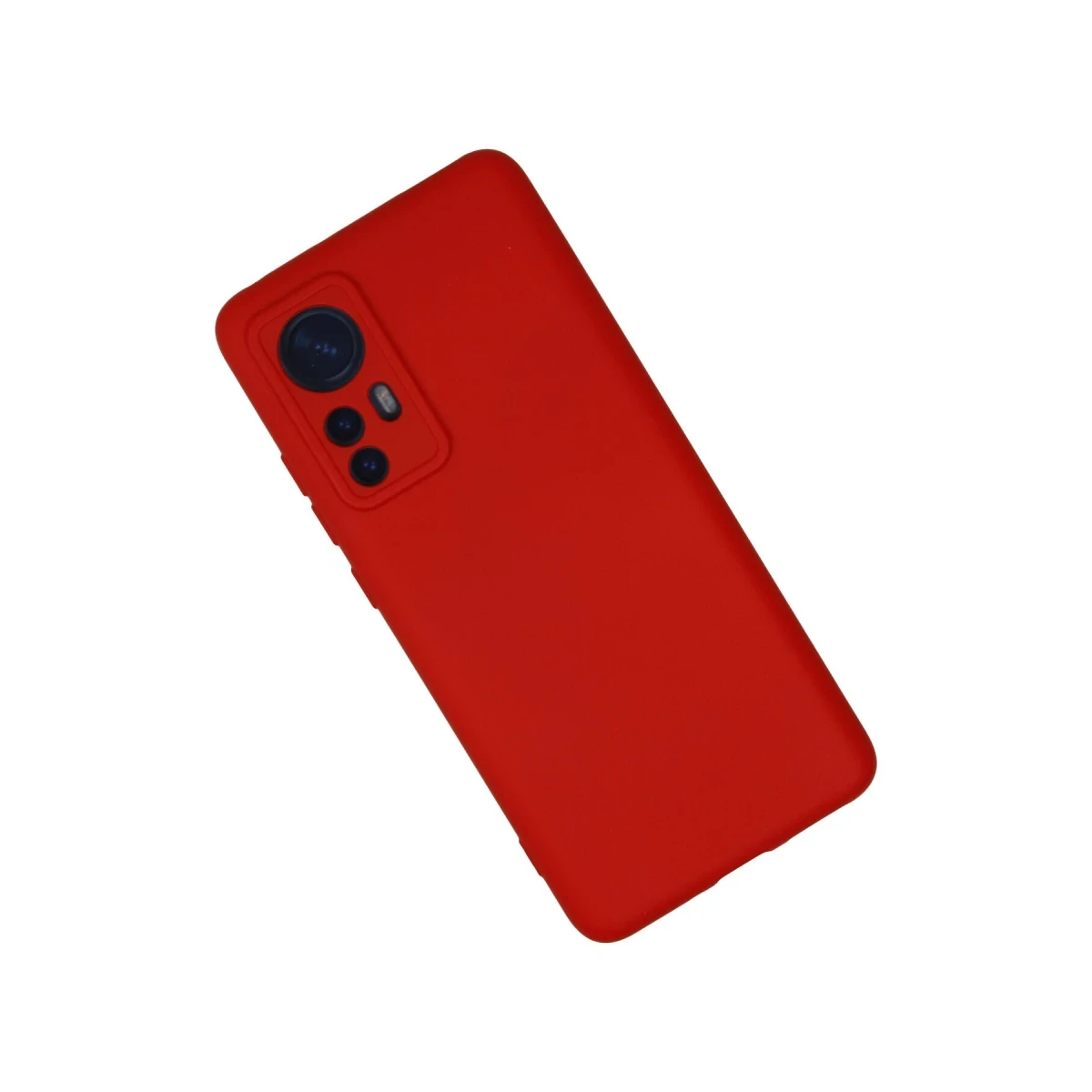 Xiaomi Mi 12 Kılıf Nano içi Kadife Silikon - Kırmızı