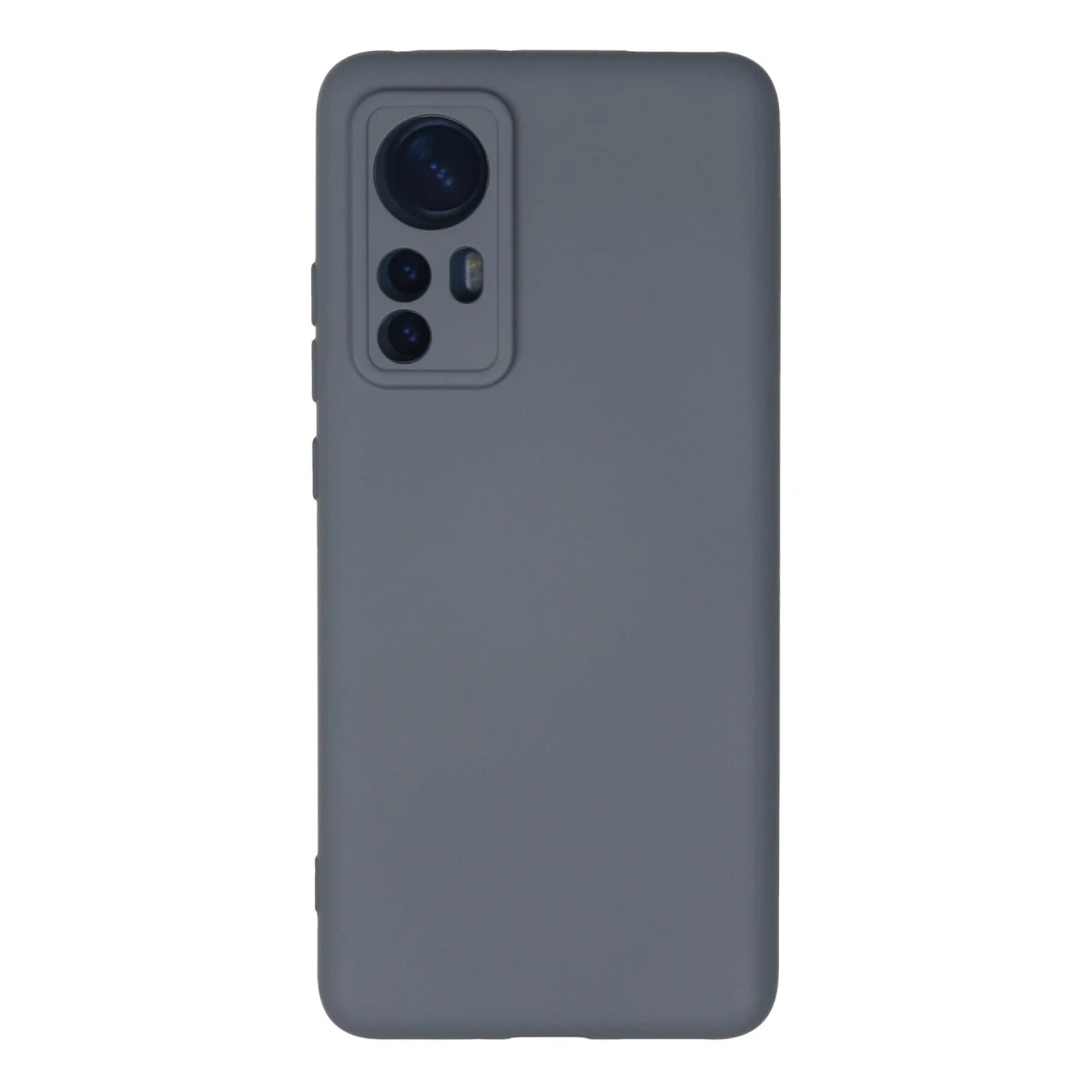 Newface Xiaomi Mi 12 Kılıf Nano içi Kadife Silikon - Gri