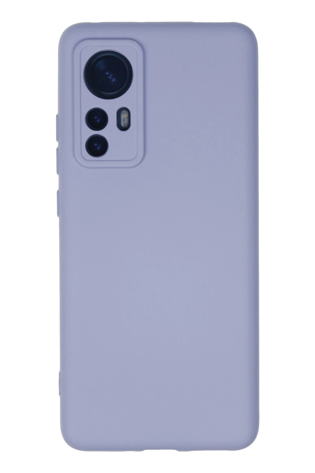Newface Xiaomi Mi 12 Kılıf Nano içi Kadife Silikon - Lila