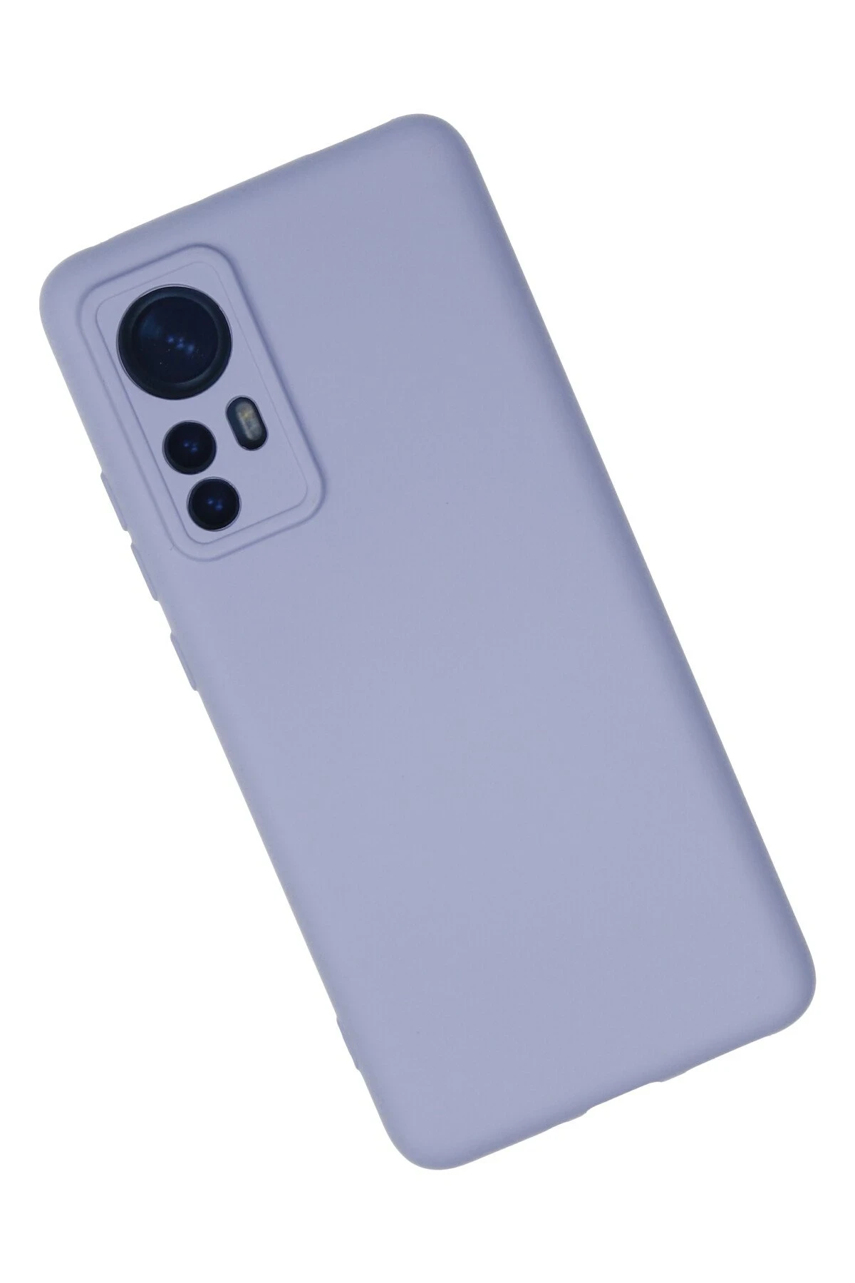 Newface Xiaomi Mi 12 Kılıf Nano içi Kadife Silikon - Lila