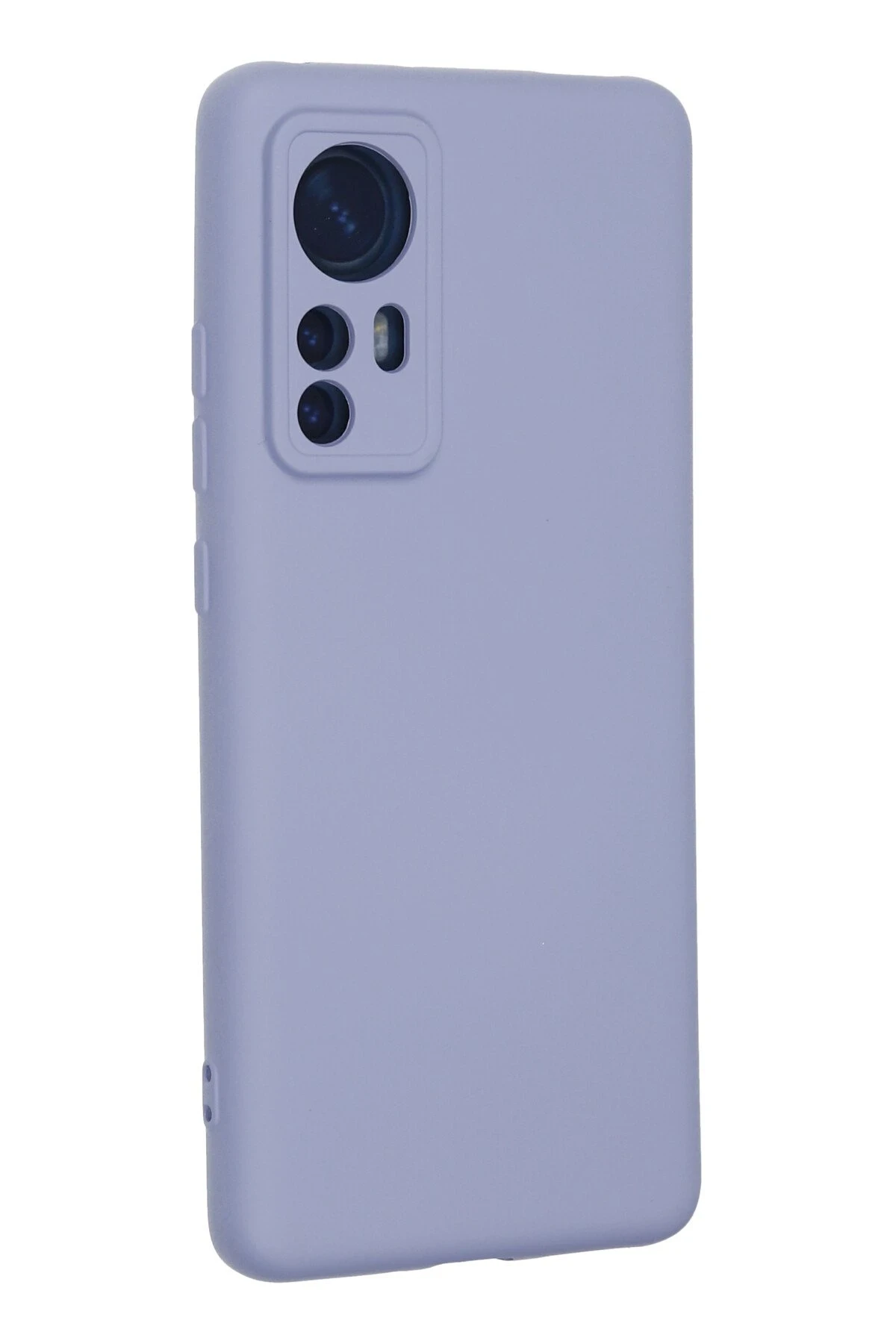 Newface Xiaomi Mi 12 Kılıf Nano içi Kadife Silikon - Lila