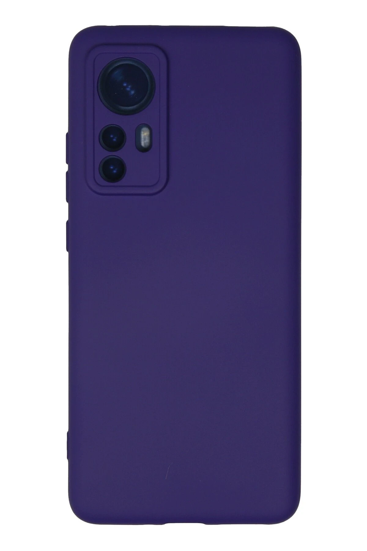 Newface Xiaomi Mi 12 Kılıf Nano içi Kadife Silikon - Mor