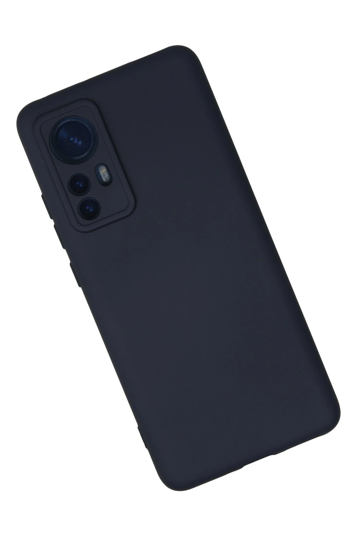 Newface Xiaomi Mi 12 Kılıf Nano içi Kadife Silikon - Lacivert