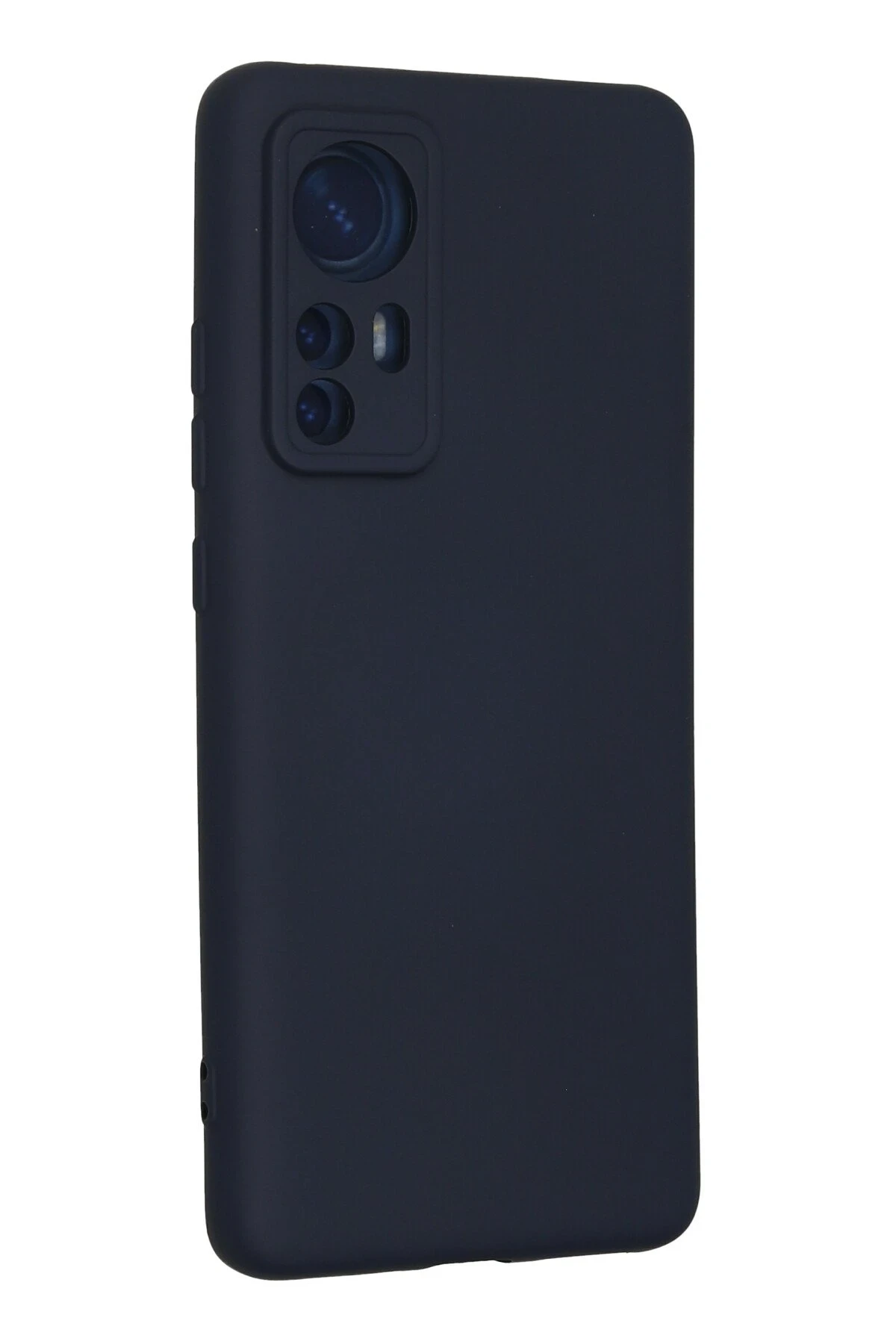 Newface Xiaomi Mi 12 Kılıf Nano içi Kadife Silikon - Lacivert
