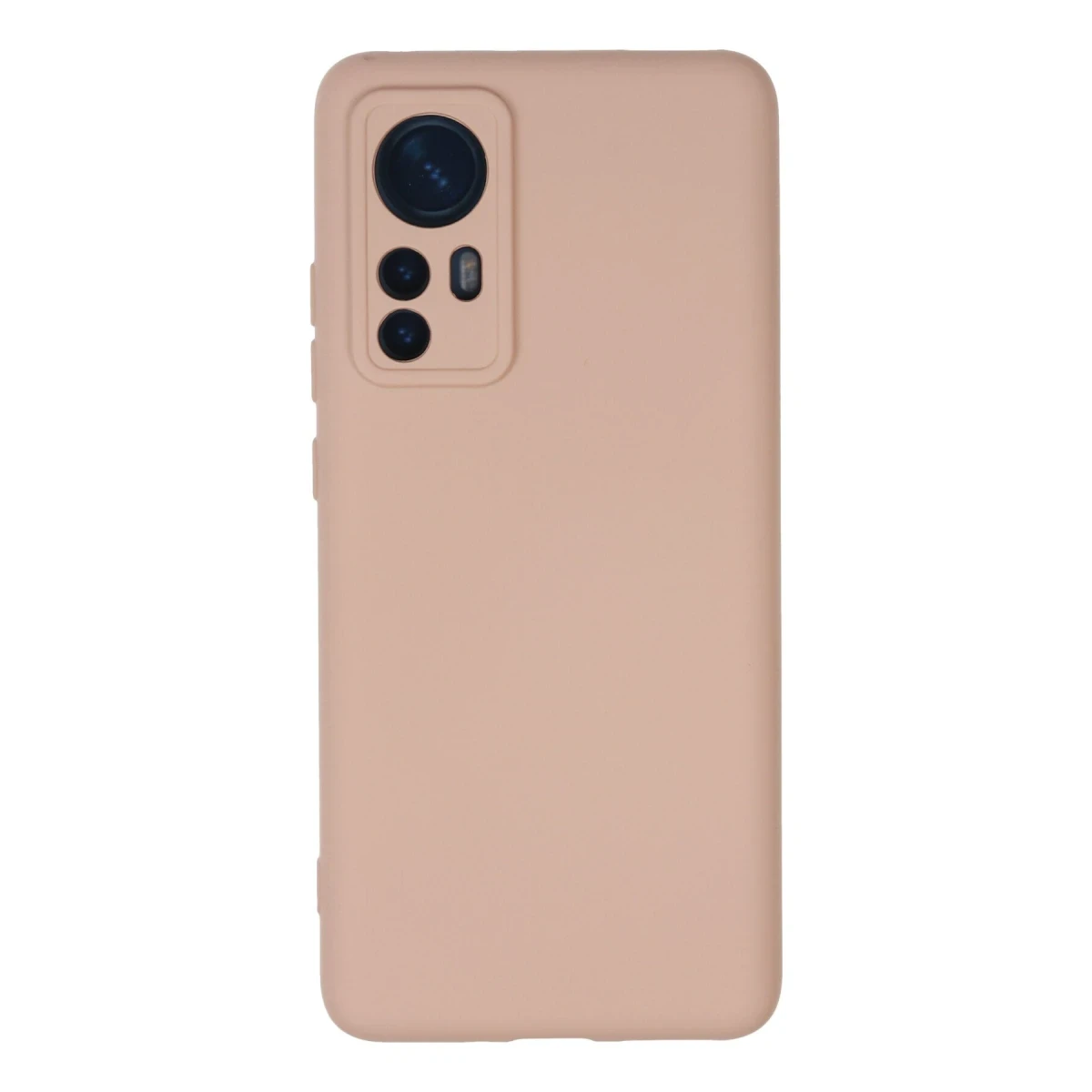 Newface Xiaomi Mi 12 Kılıf Nano içi Kadife Silikon - Pudra