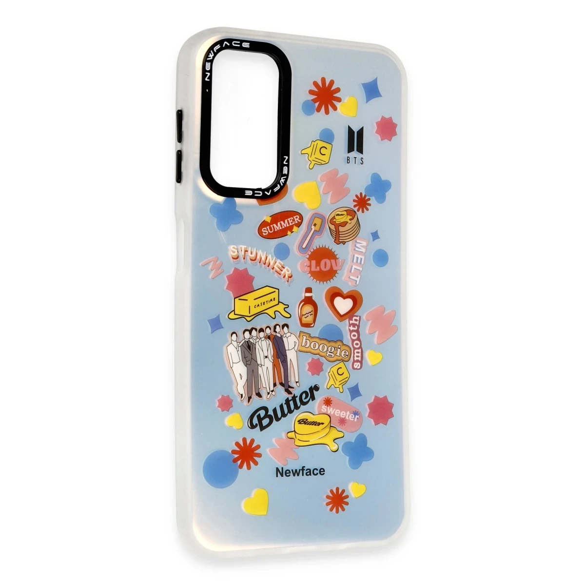 Newface Samsung Galaxy A14 4G Kılıf Estoril Desenli Kapak - Estoril - 16