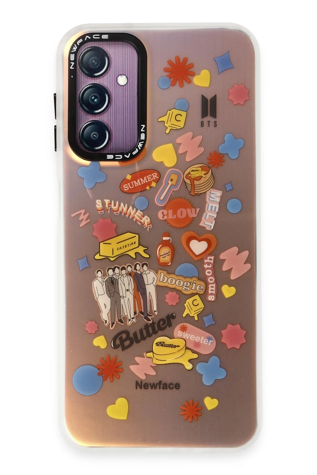 Newface Samsung Galaxy A14 4G Kılıf Estoril Desenli Kapak - Estoril - 16