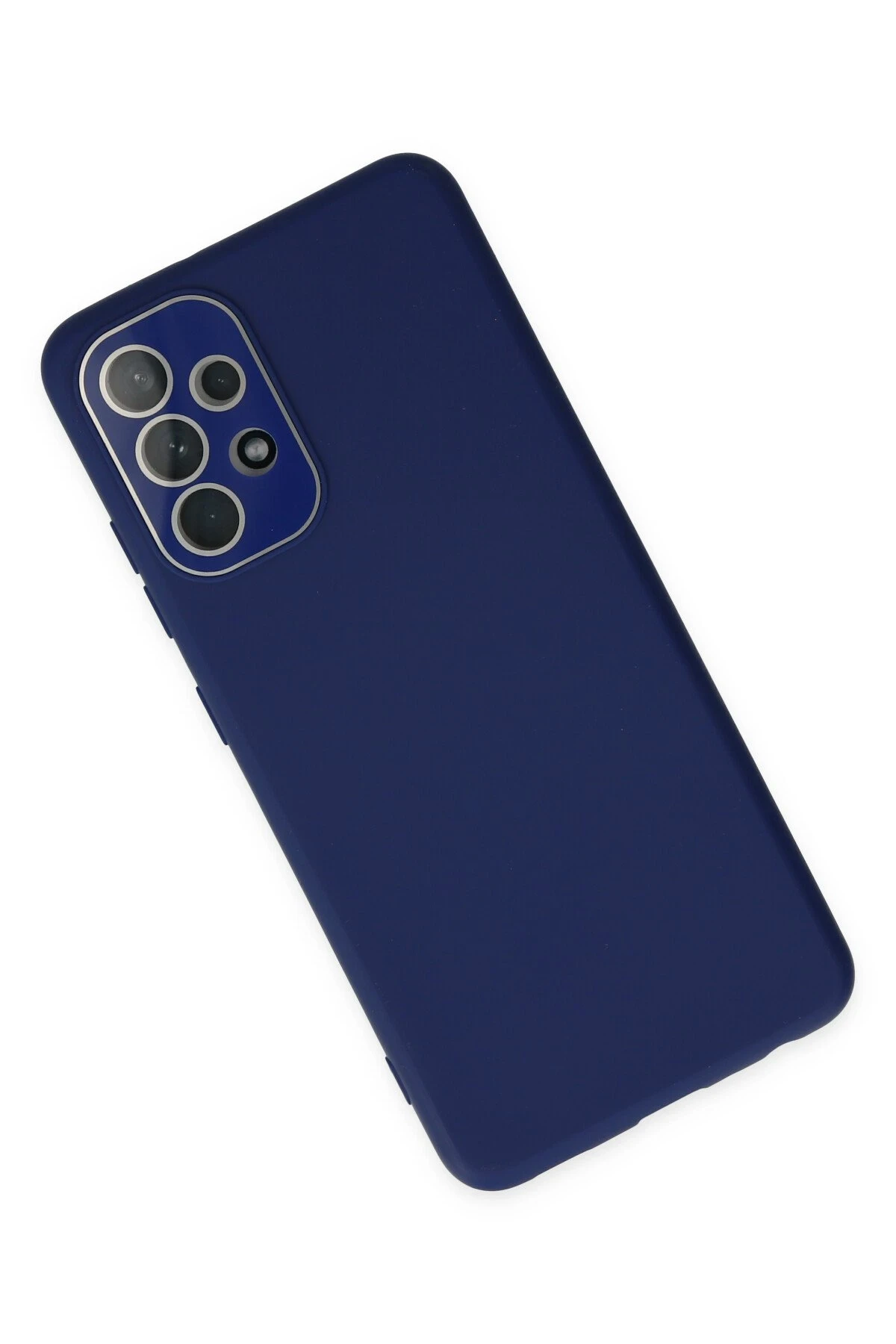 Newface Samsung Galaxy A33 5G Kılıf Lansman Glass Kapak - Sky Blue