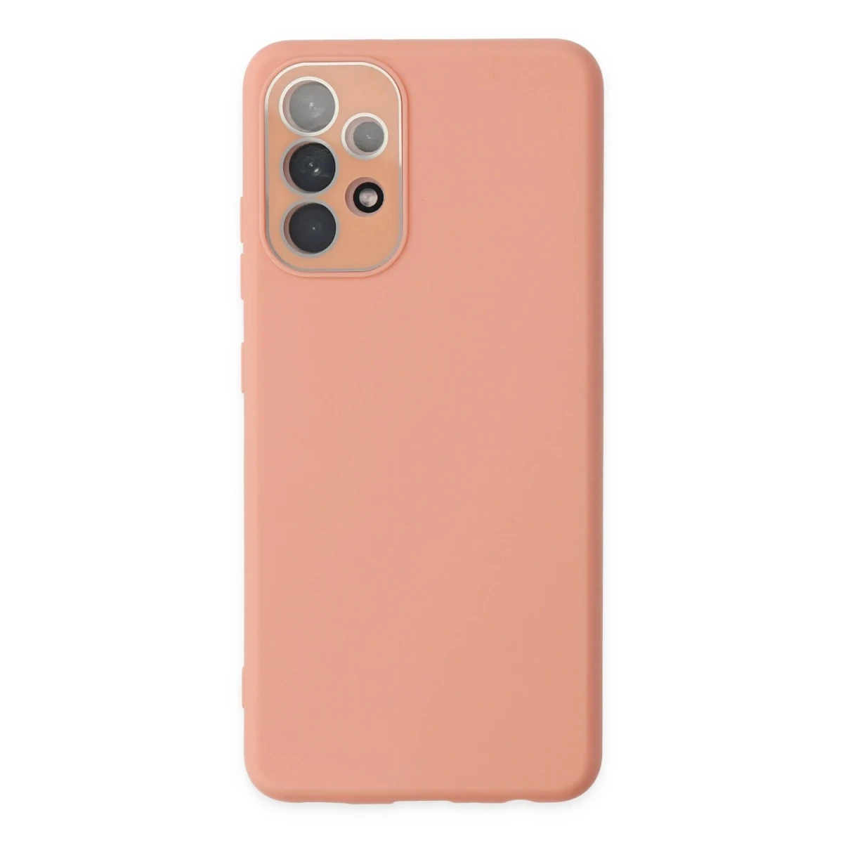 Newface Samsung Galaxy A33 5G Kılıf Lansman Glass Kapak - Pembe