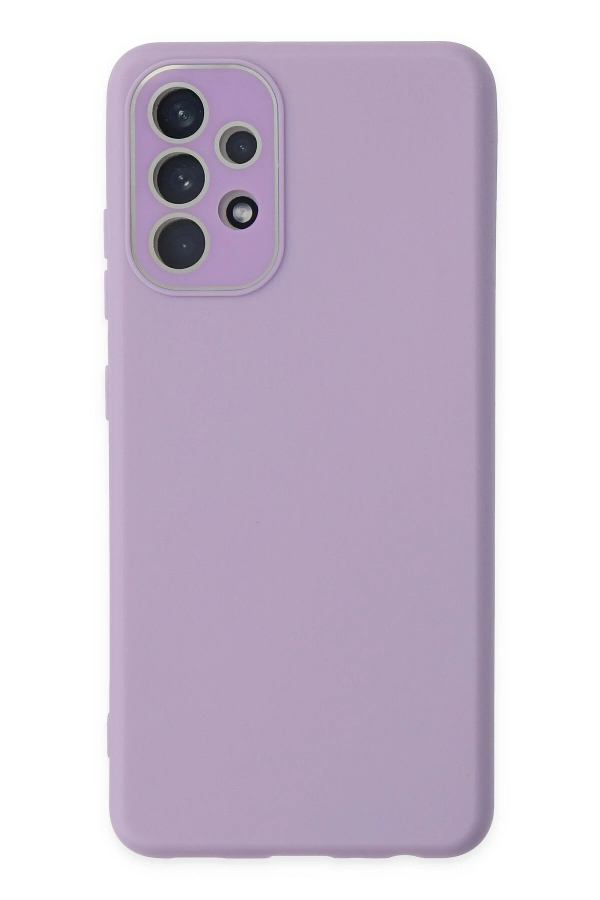 Newface Samsung Galaxy A33 5G Kılıf Lansman Glass Kapak - Lila