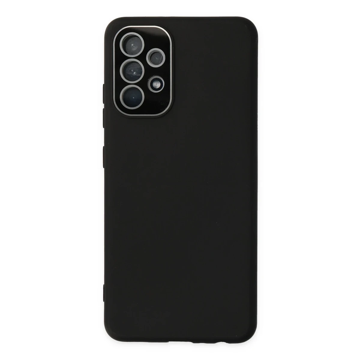 Newface Samsung Galaxy A53 5G Kılıf Lansman Glass Kapak - Siyah