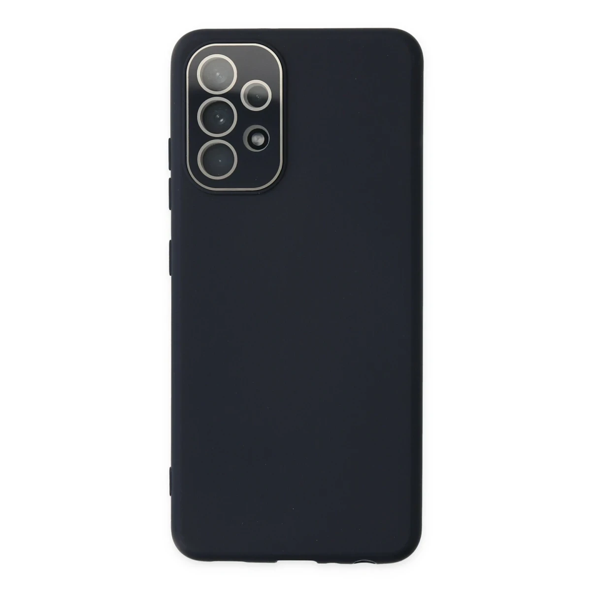 Newface Samsung Galaxy A53 5G Kılıf Lansman Glass Kapak - Lacivert