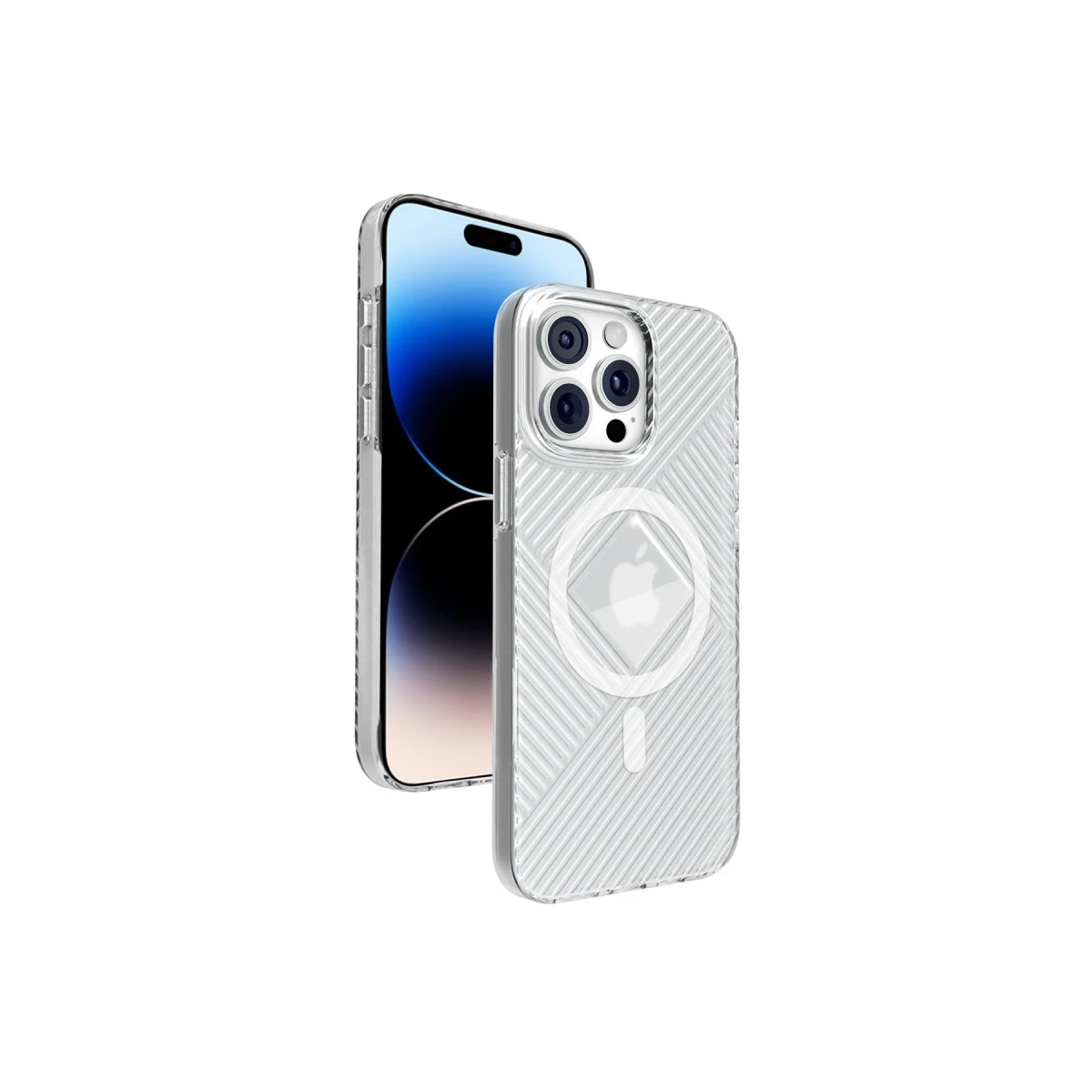 Joko Apple iPhone 15 Pro Max Stella PC Sert Magsafe Kılıf - Şeffaf