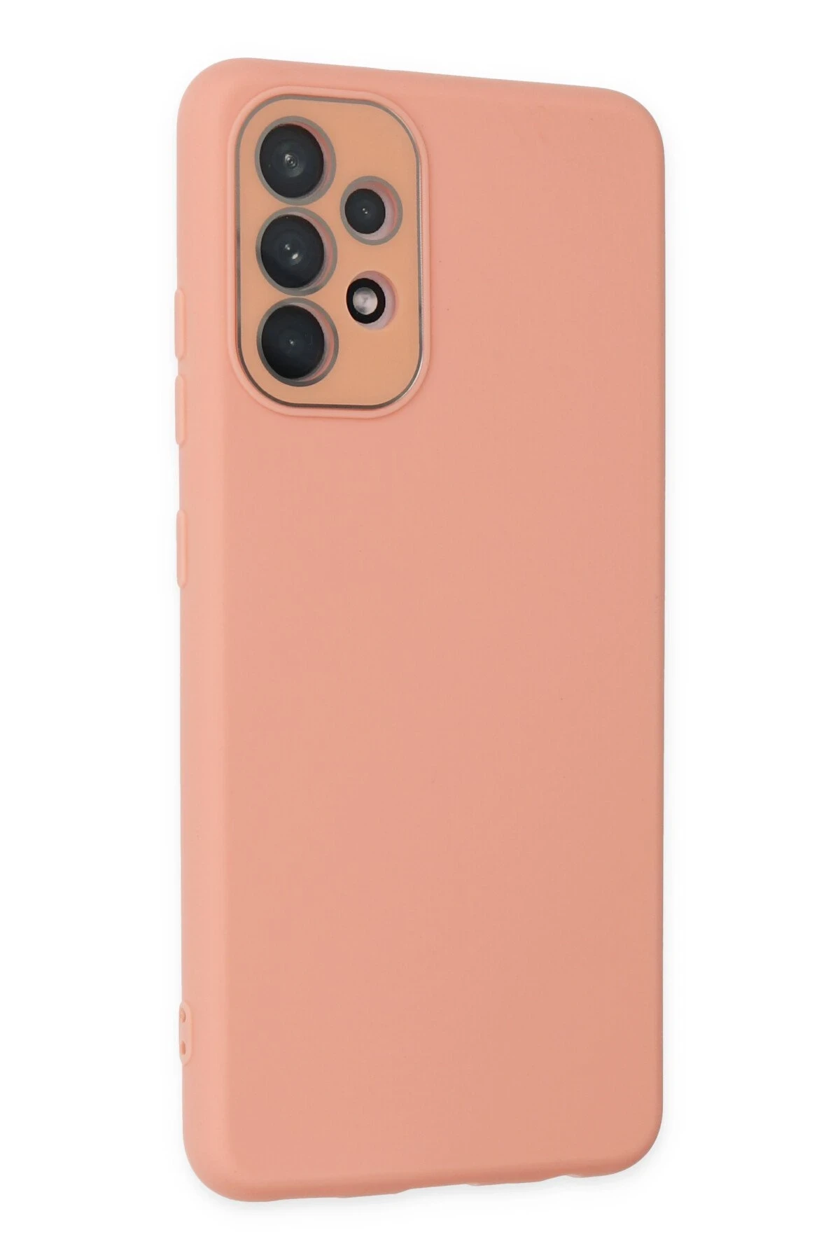 Newface Samsung Galaxy A53 5G Kılıf Lansman Glass Kapak - Pembe