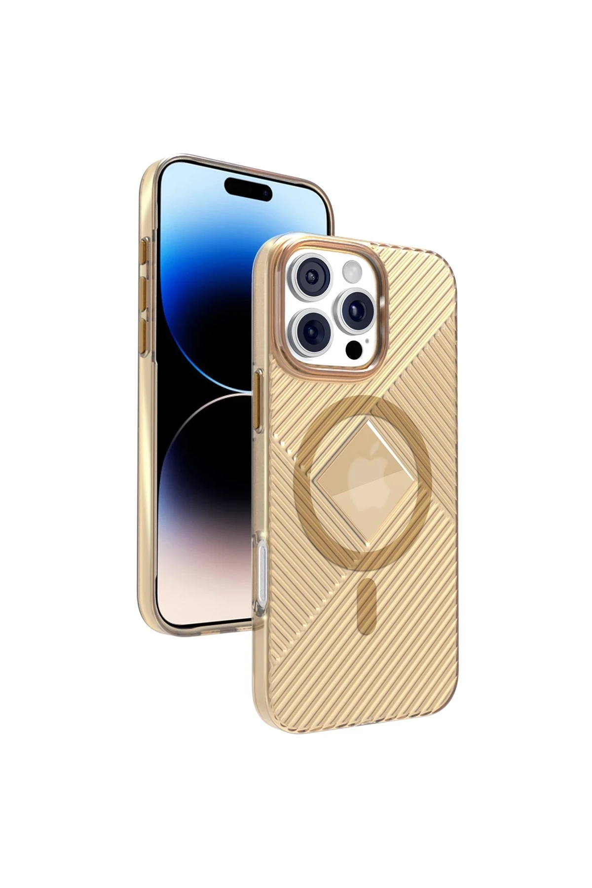 Joko iPhone 16 Pro Stella PC Sert Magsafe Kılıf - Gold