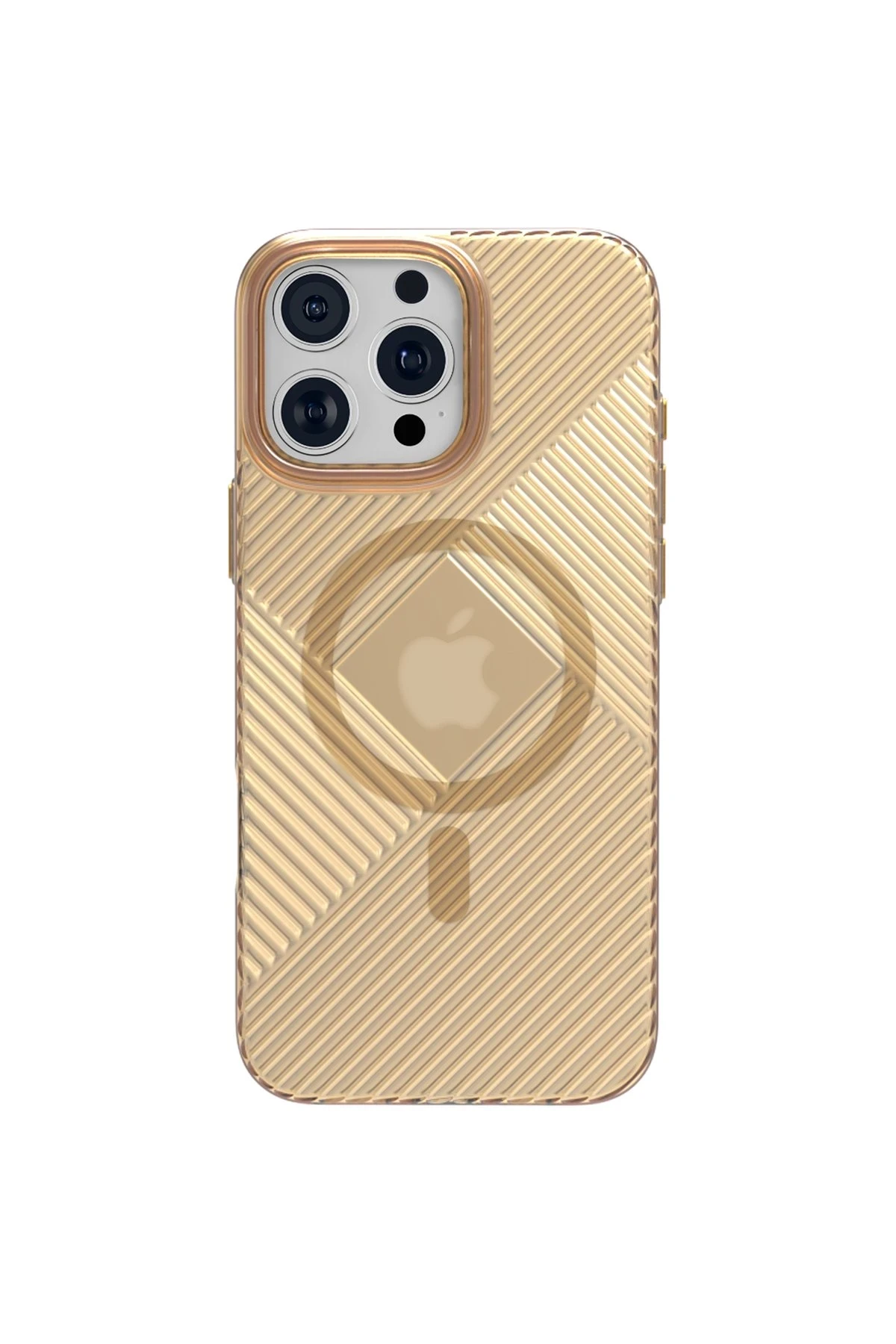 Joko iPhone 16 Pro Max Stella PC Sert Magsafe Kılıf - Gold