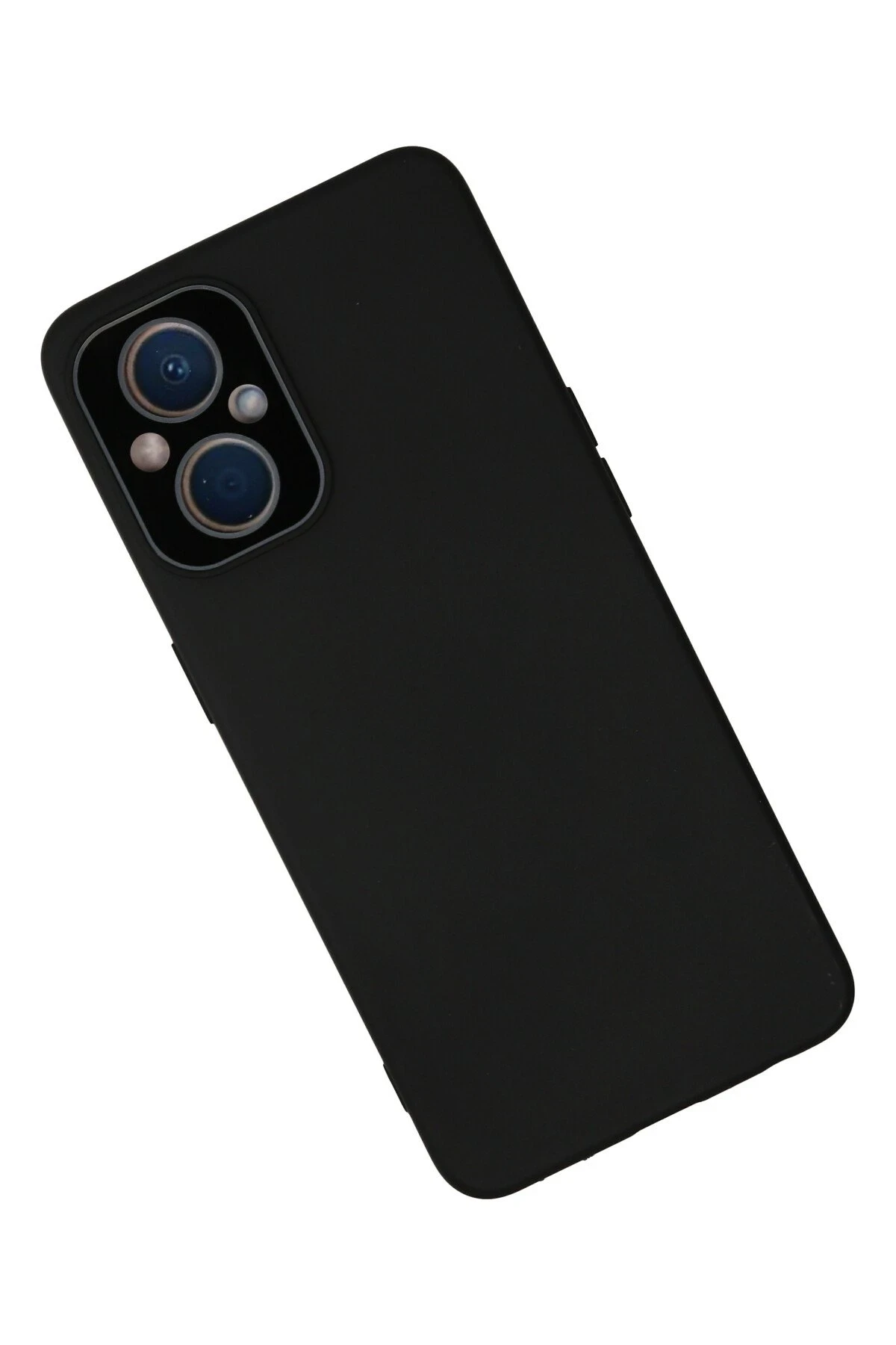 Newface Oppo Reno 7 Lite Kılıf Lansman Glass Kapak - Siyah