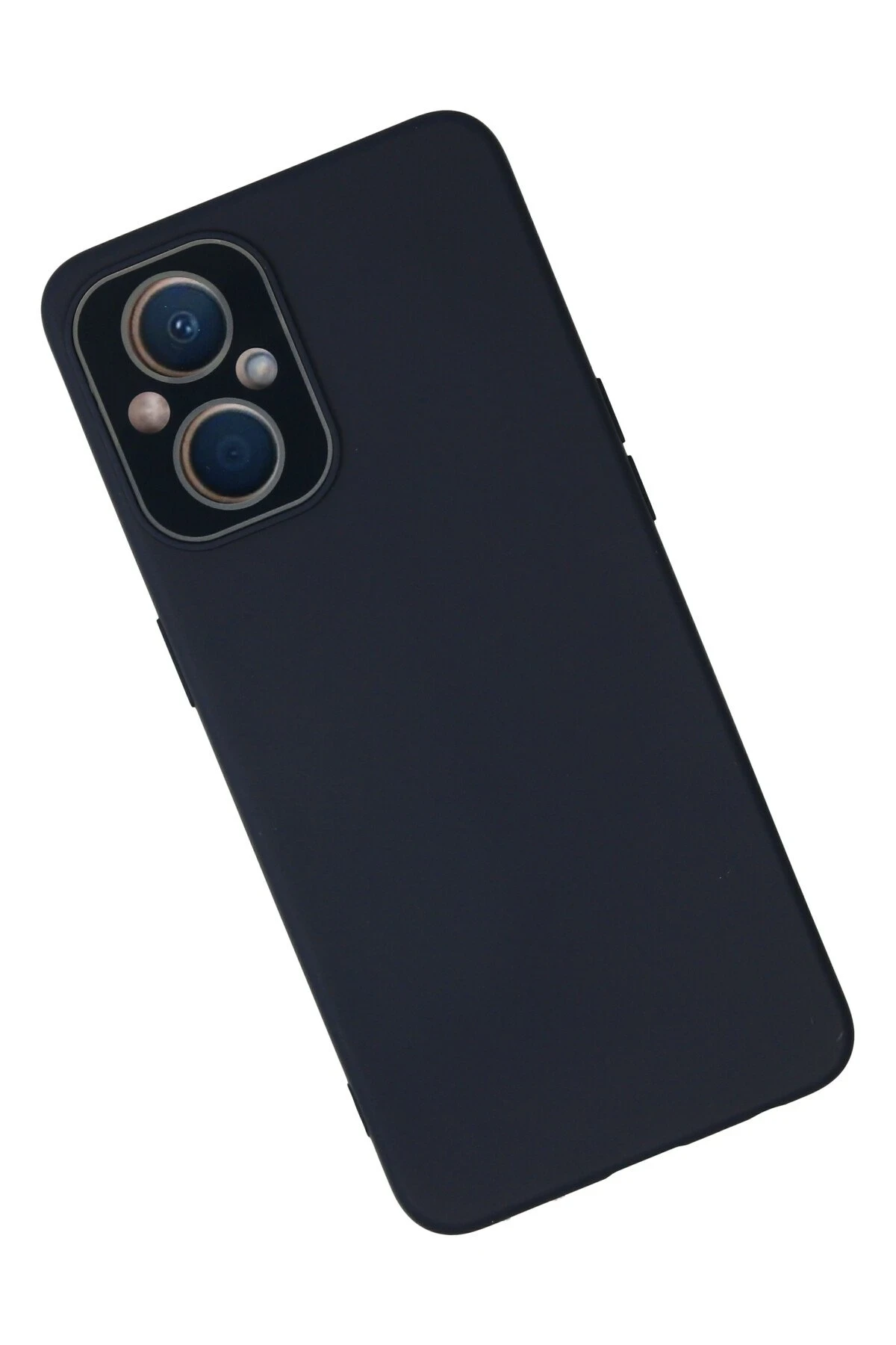 Newface Oppo Reno 7 Lite Kılıf Lansman Glass Kapak - Lacivert