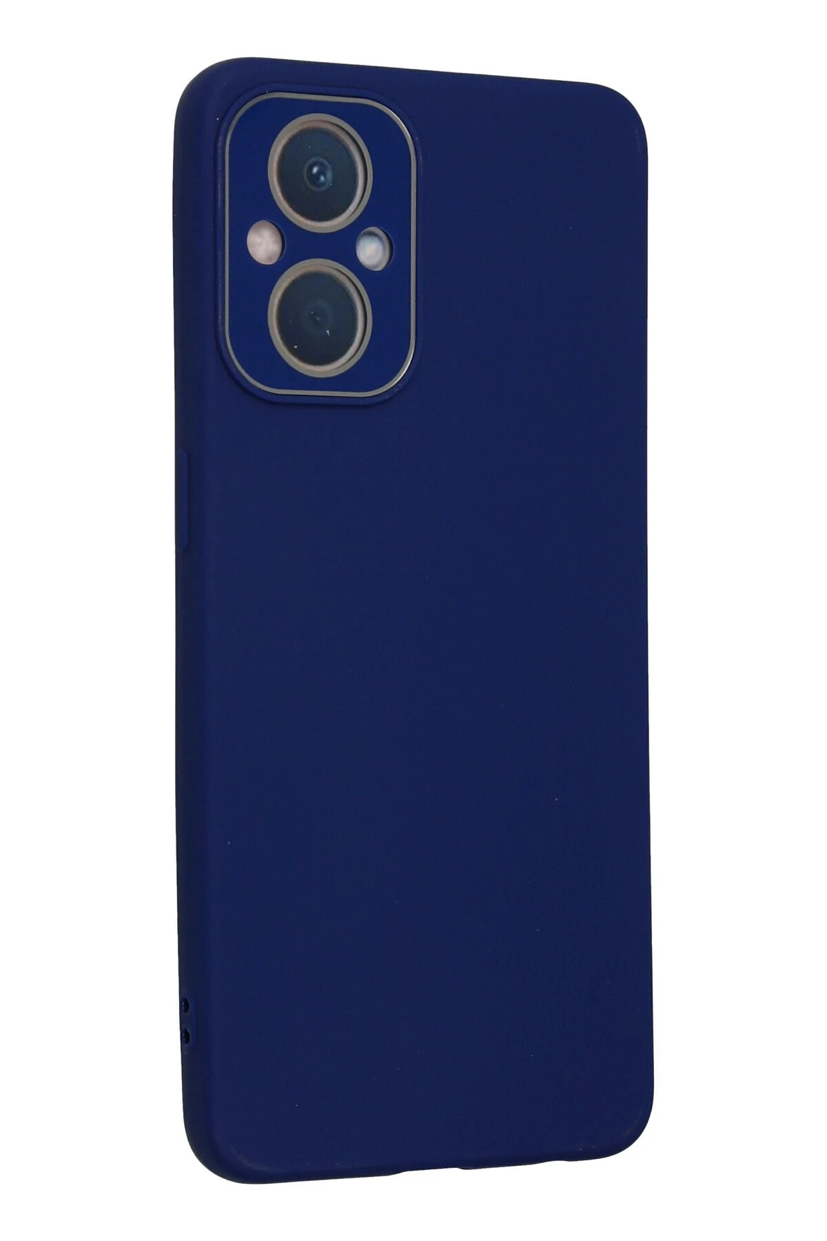 Newface Oppo Reno 7 Lite Kılıf Lansman Glass Kapak - Sky Blue