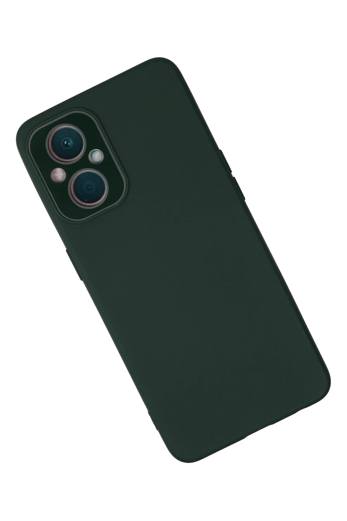 Newface Oppo Reno 7 Lite Kılıf Lansman Glass Kapak - Koyu Yeşil