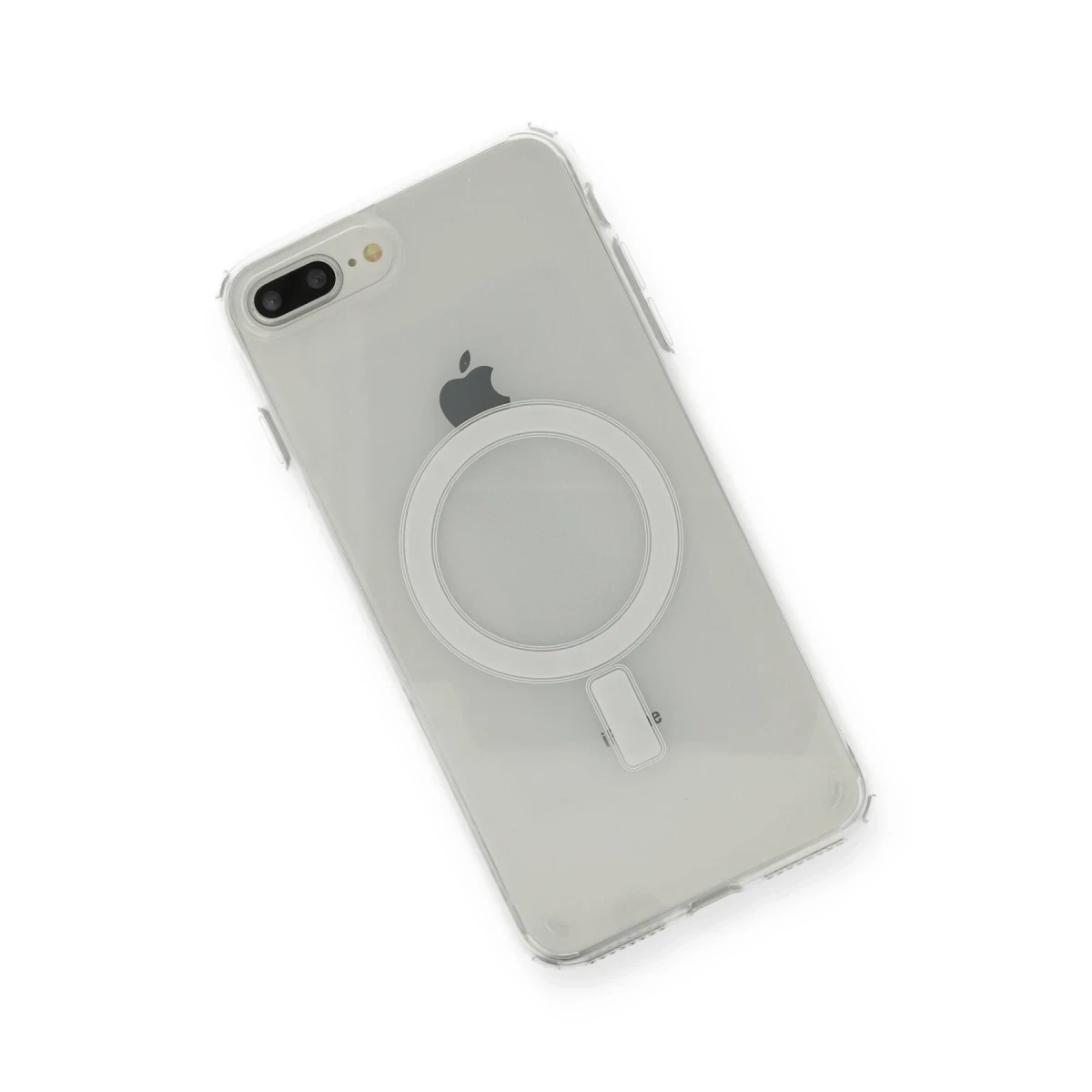 Newface Apple iPhone 8 Plus Kılıf Magneticsafe Şeffaf Silikon - Şeffaf