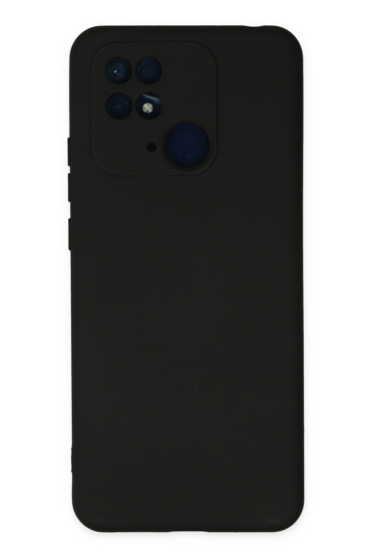 Newface Xiaomi Redmi 10C Kılıf Nano içi Kadife Silikon - Siyah