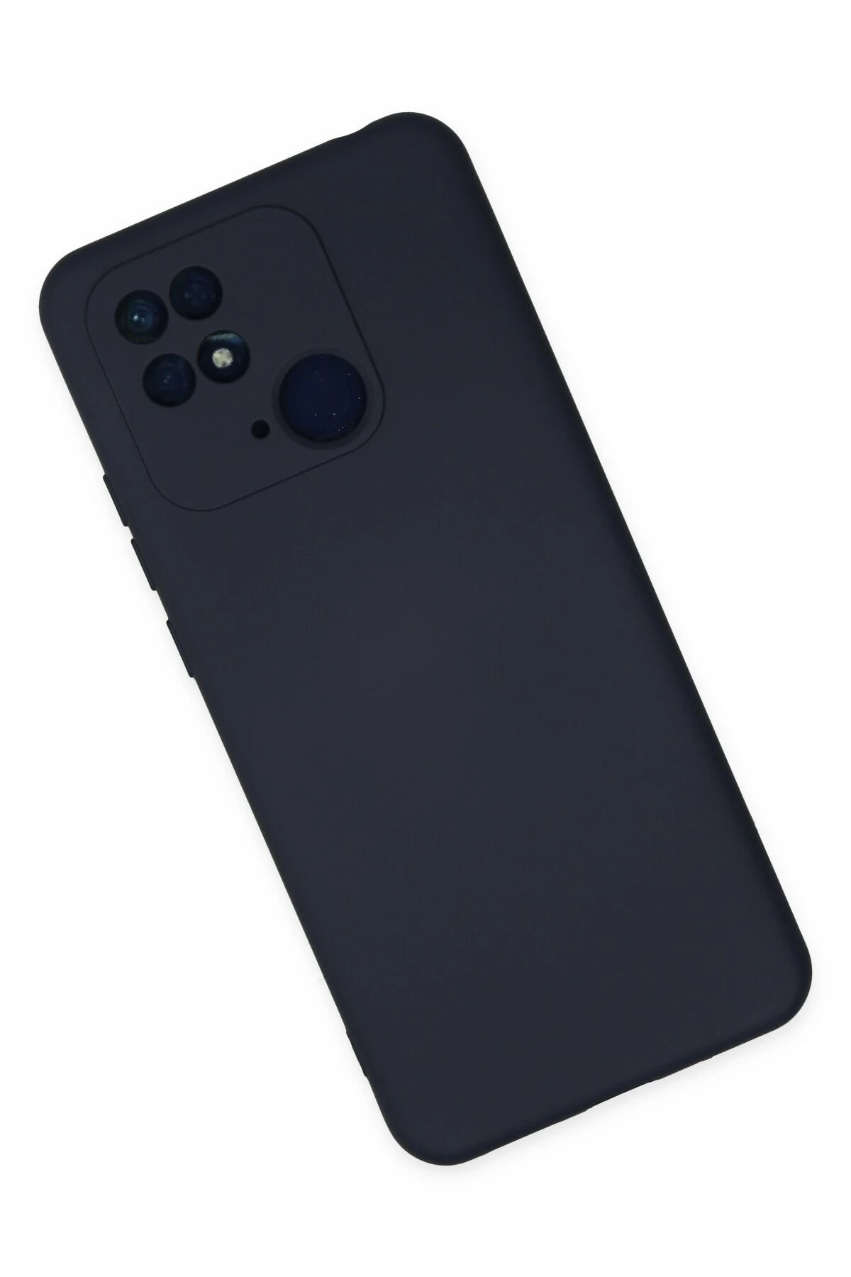 Newface Xiaomi Redmi 10C Kılıf Nano içi Kadife Silikon - Lacivert